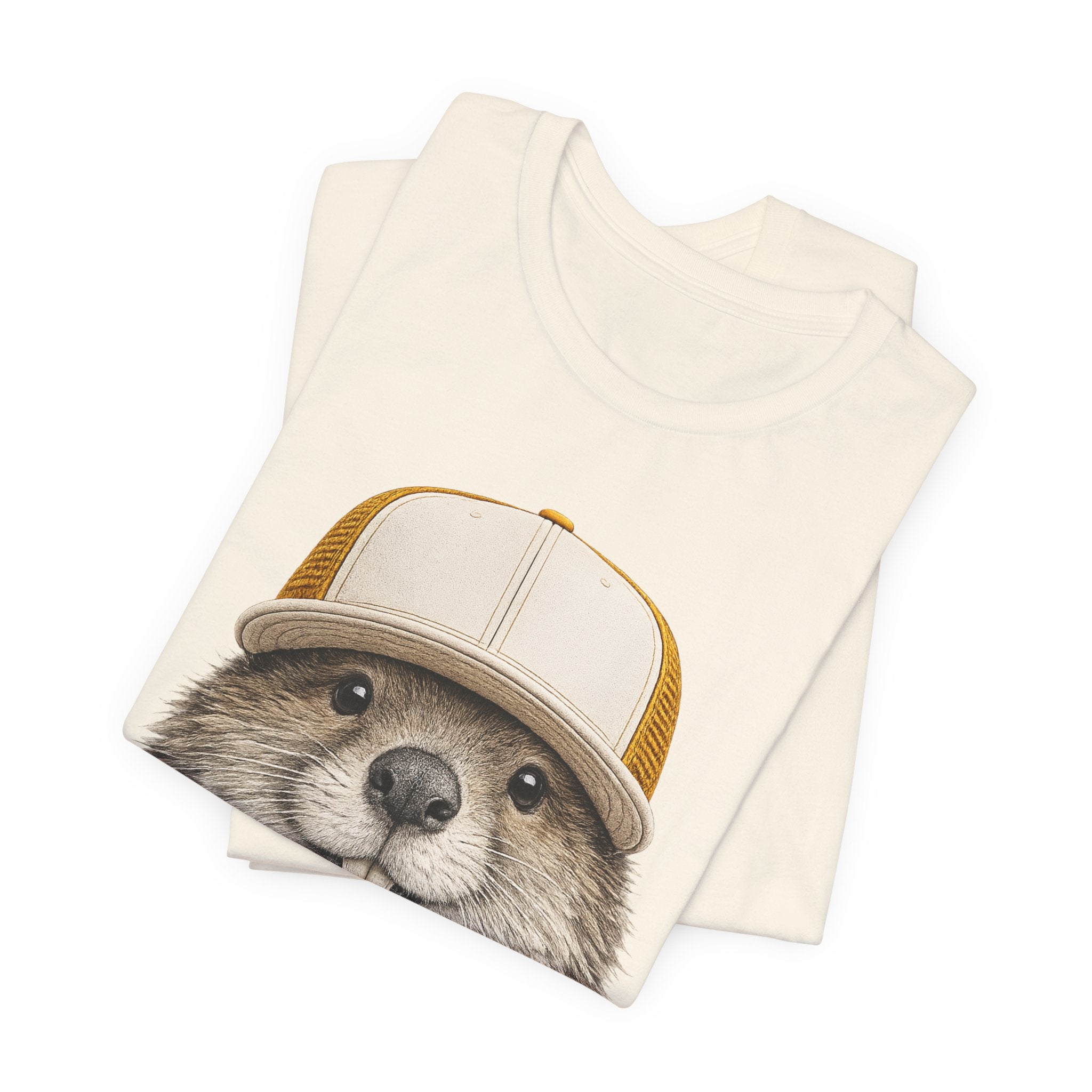 Beaver in Trucker Hat