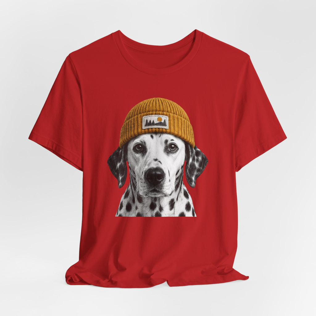 Dalmatian in a Beanie