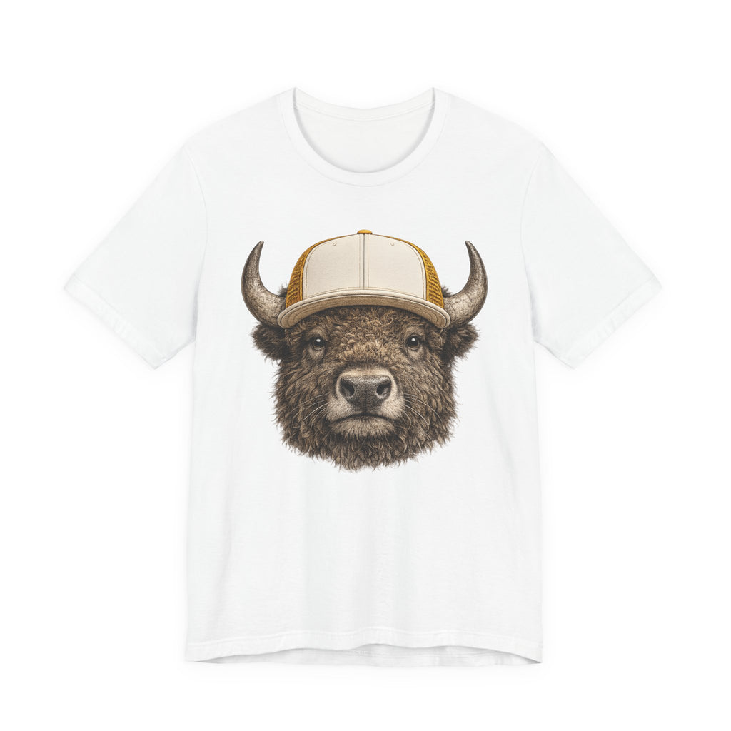 Bison in Trucker Hat