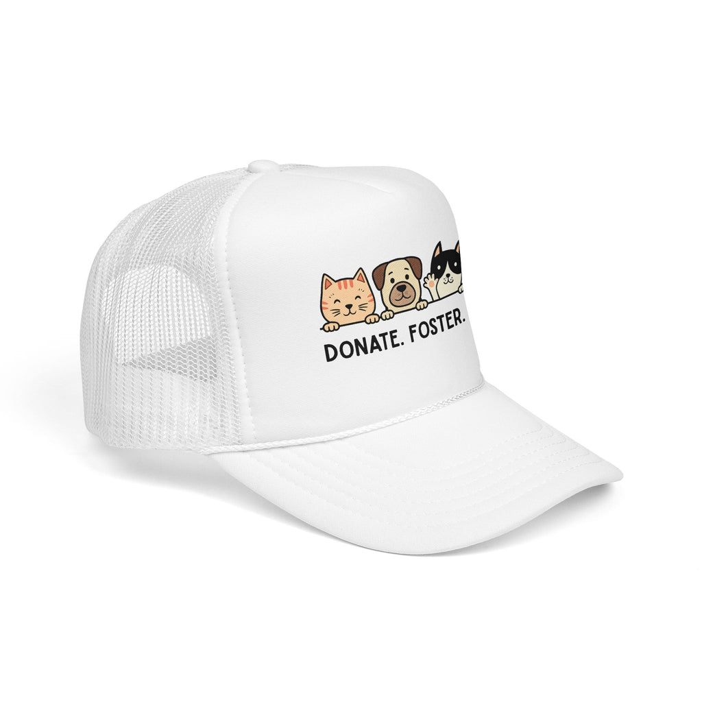 Donate Foster Adopt Trucker Hat — Rescue Pet Mesh Cap