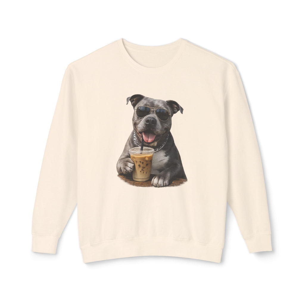 Pittie with Coffee Sweatshirt