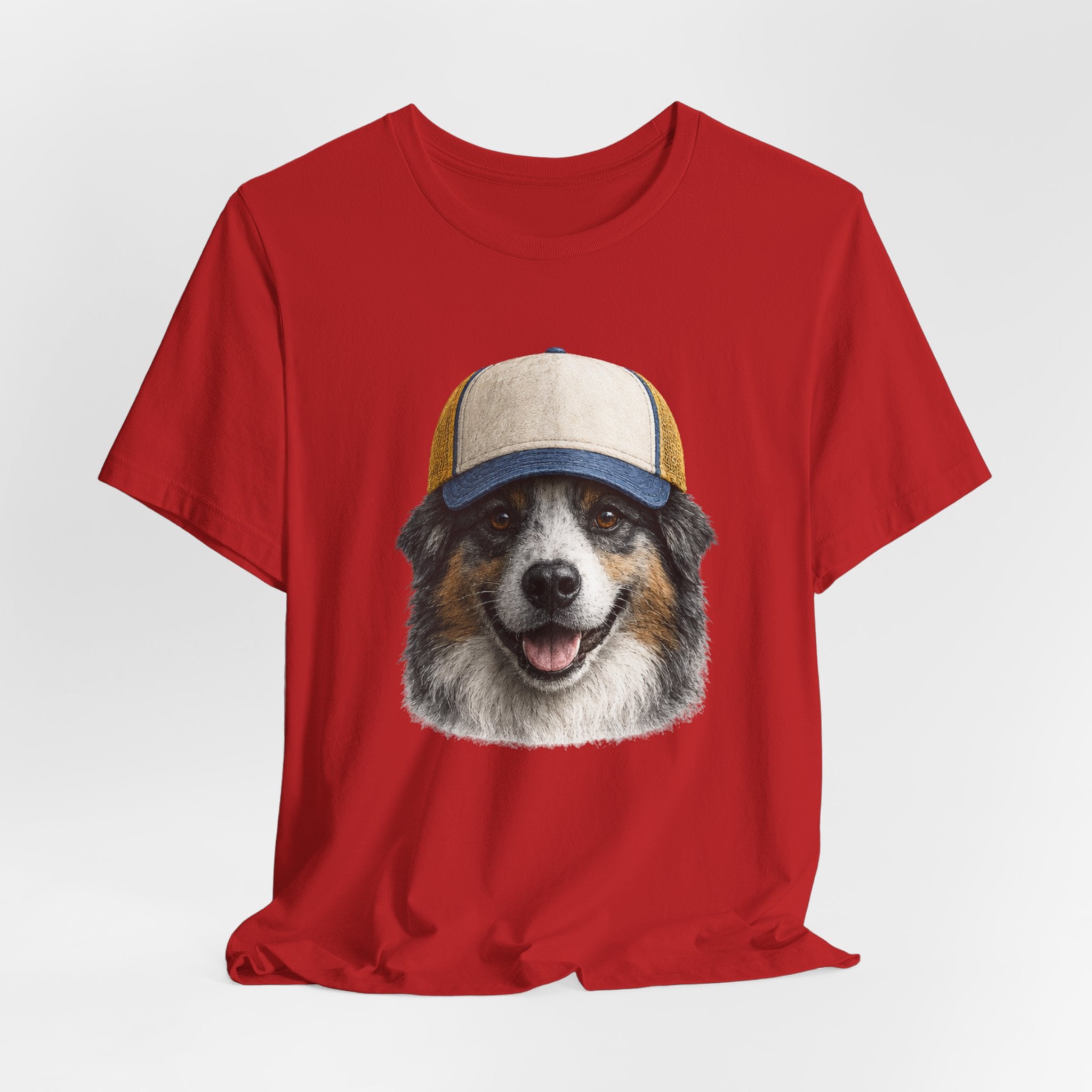 Aussie in a trucker hat