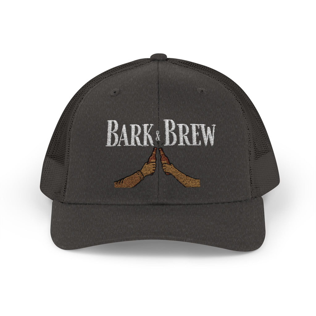 Trucker Cap — "Bark and Brew"  Snapback