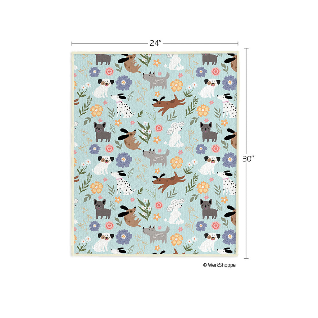 Dog Floral Pet Drying Towel