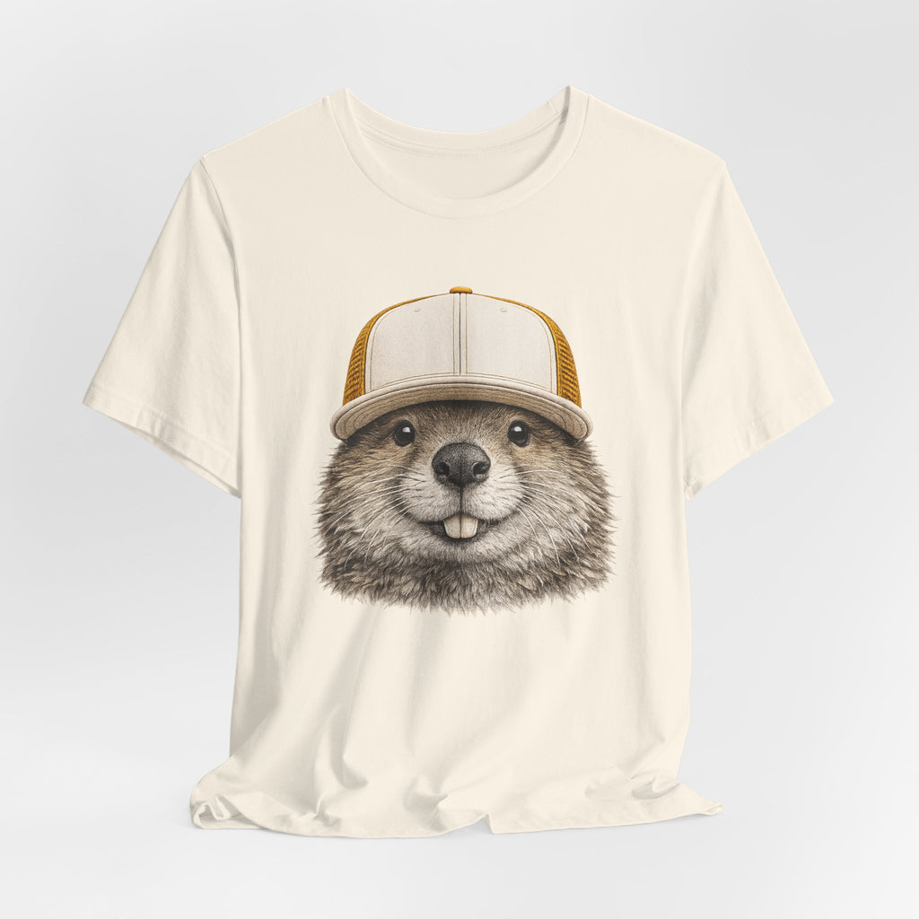 Beaver in Trucker Hat