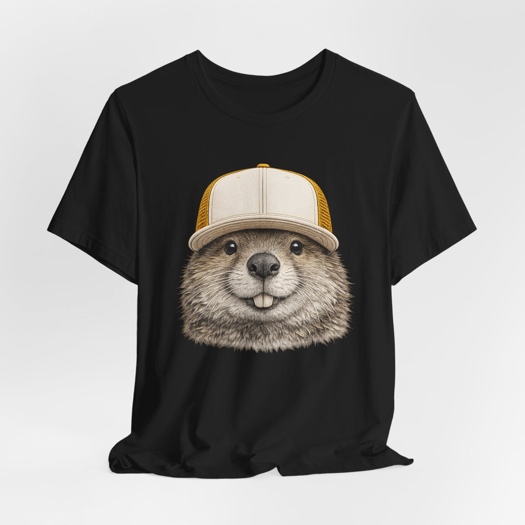 Beaver in Trucker Hat