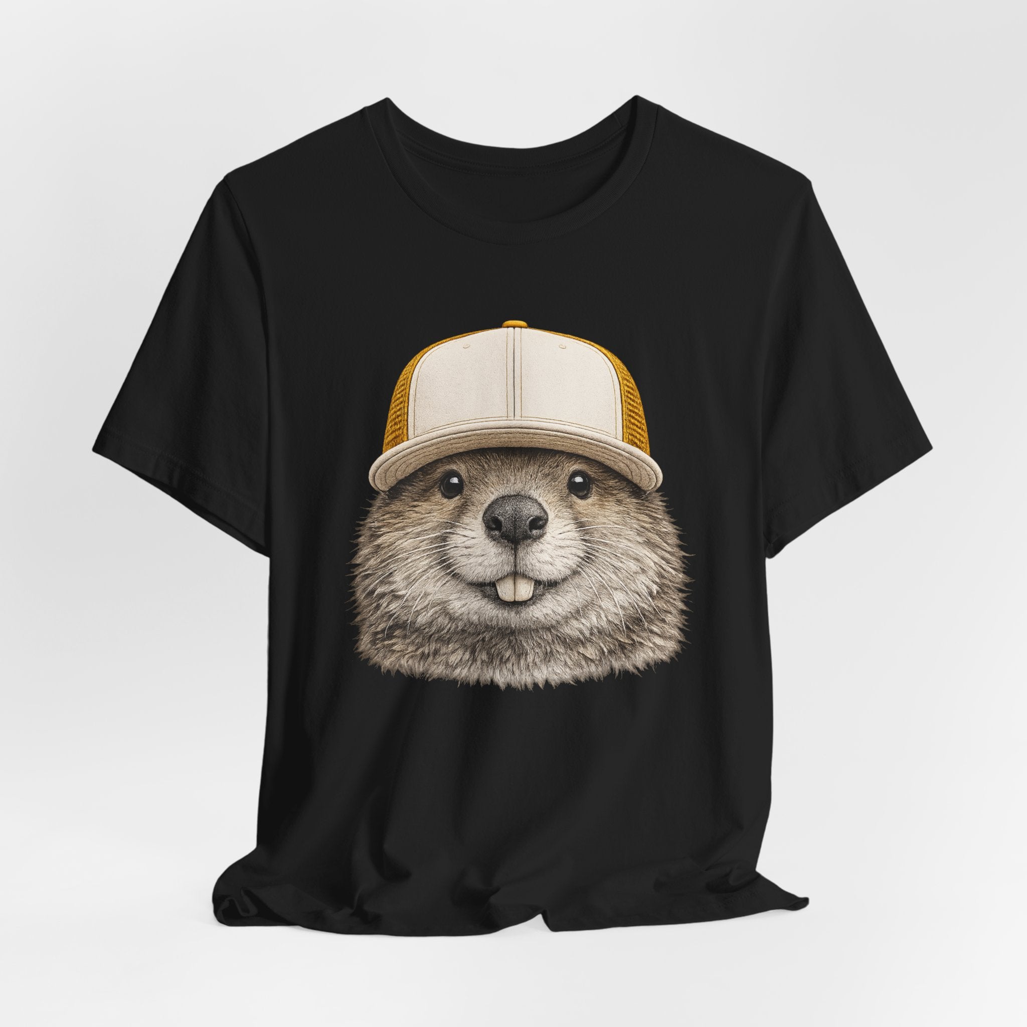 Beaver in Trucker Hat