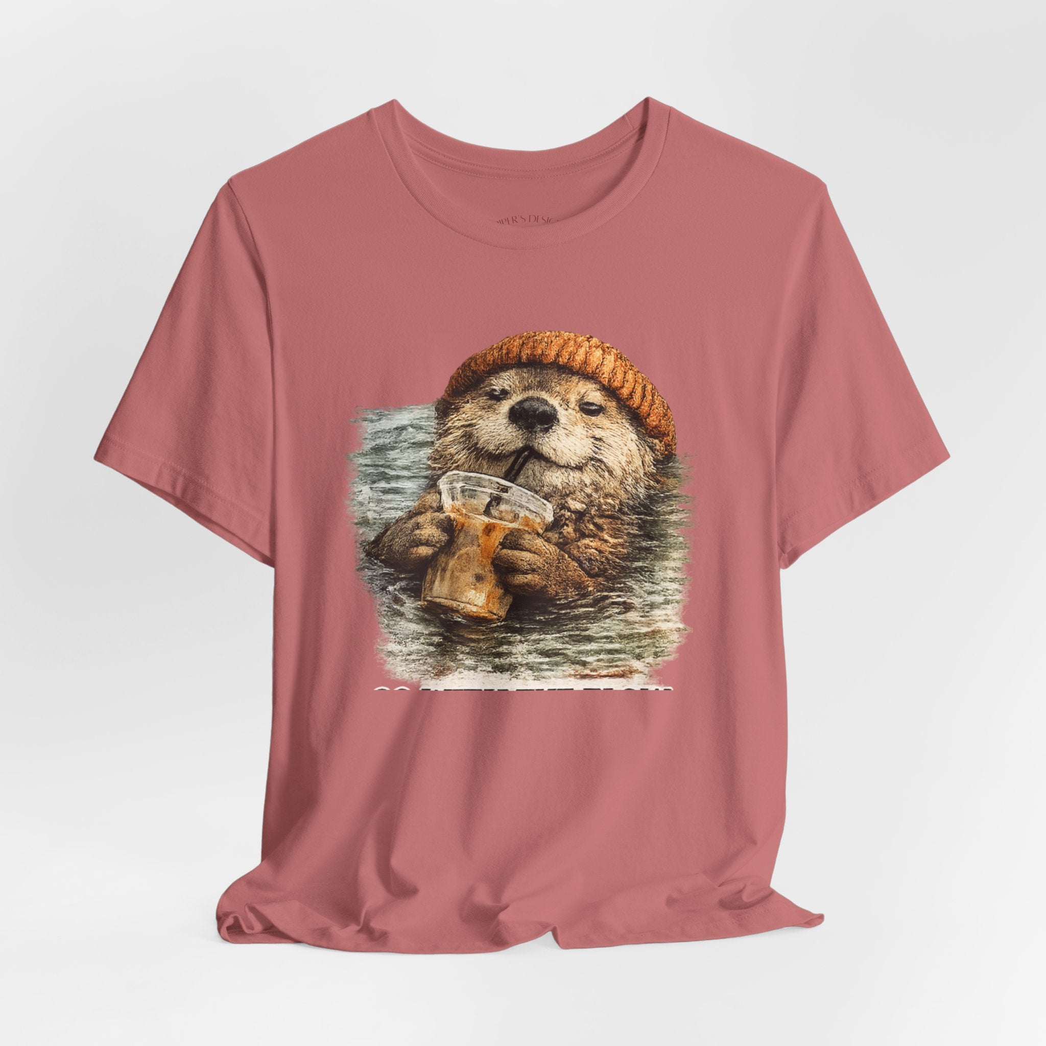Beanie Beaver with Coffee