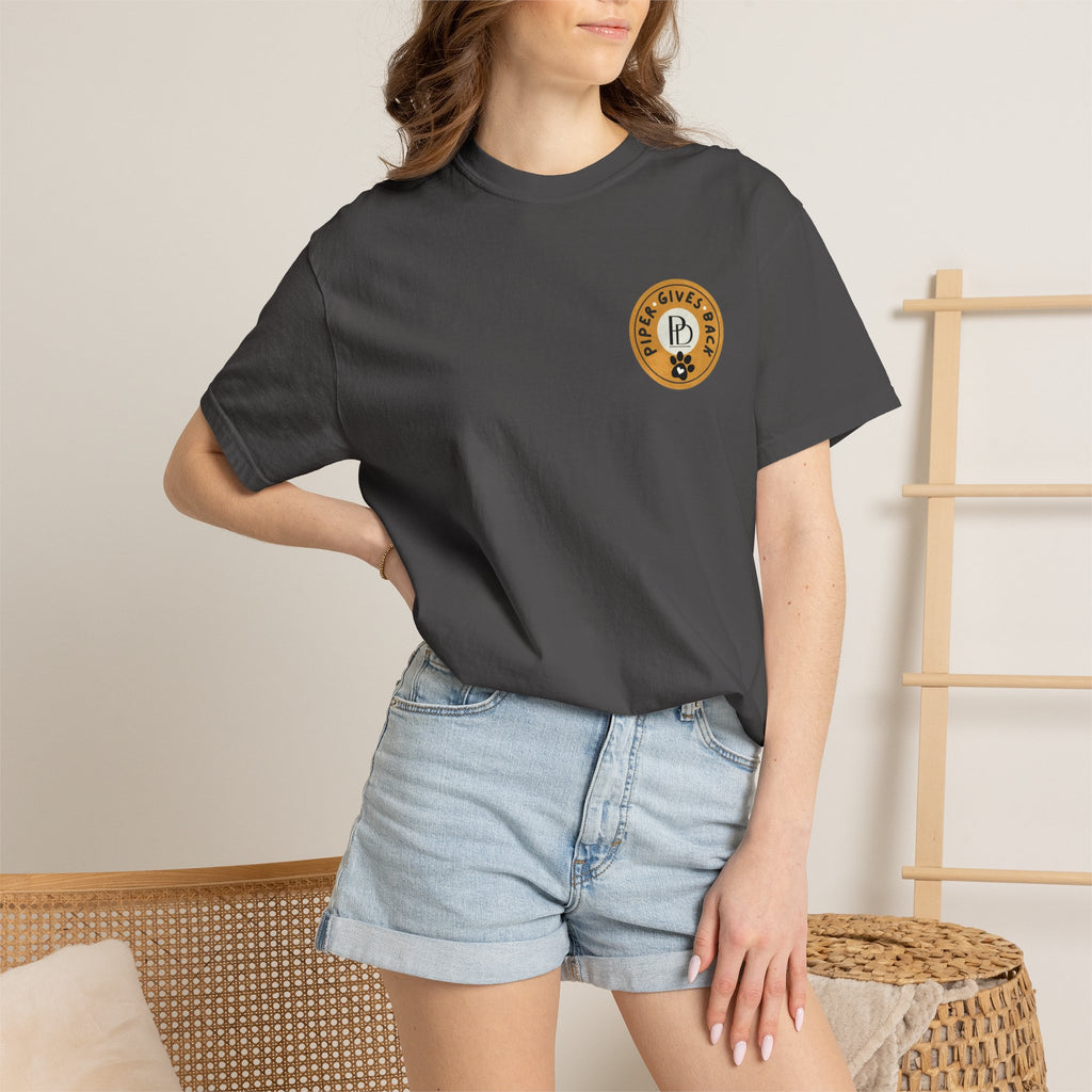 My Dog Thinks I’m Awesome! Retro Dog Lover Comfort Colors® Tee