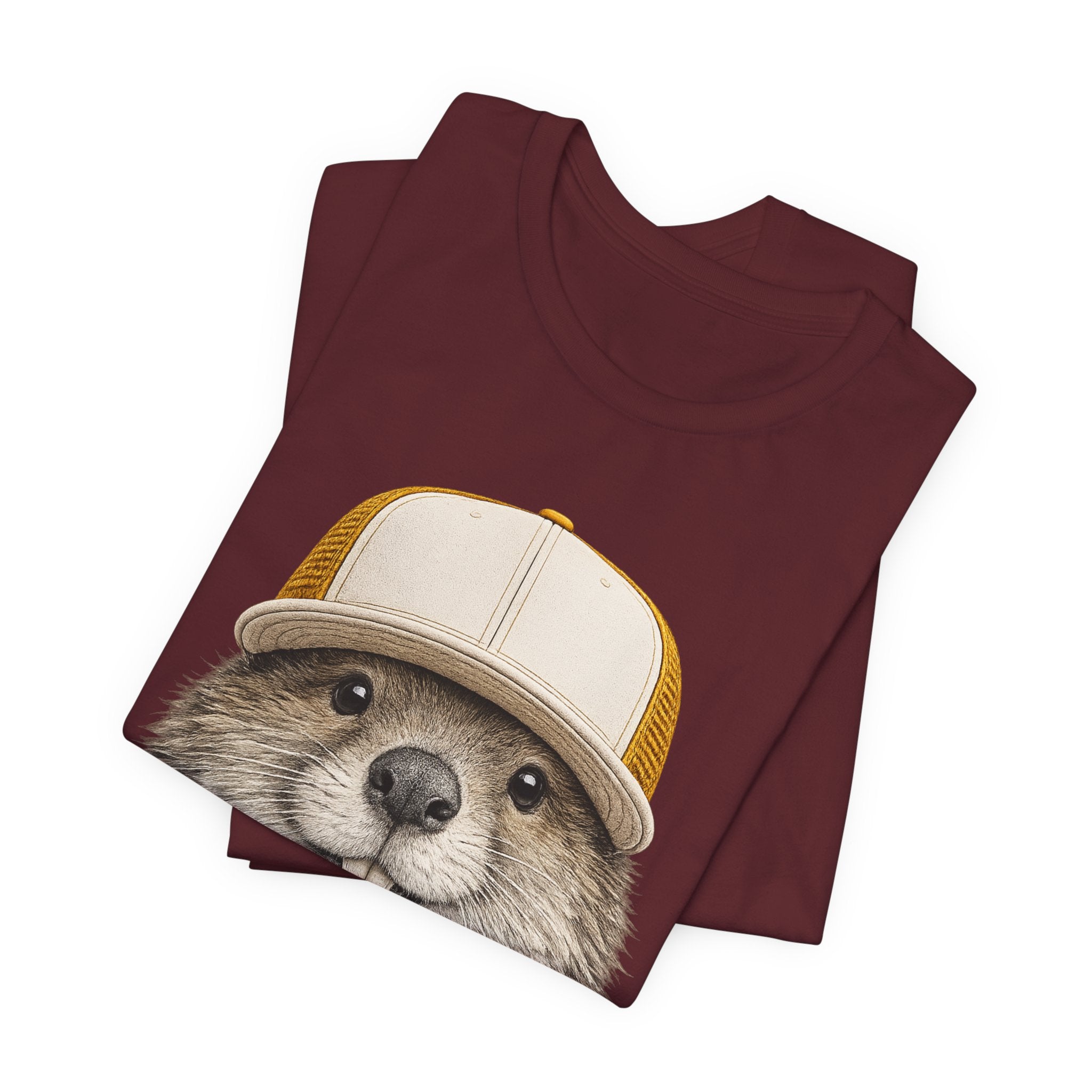 Beaver in Trucker Hat