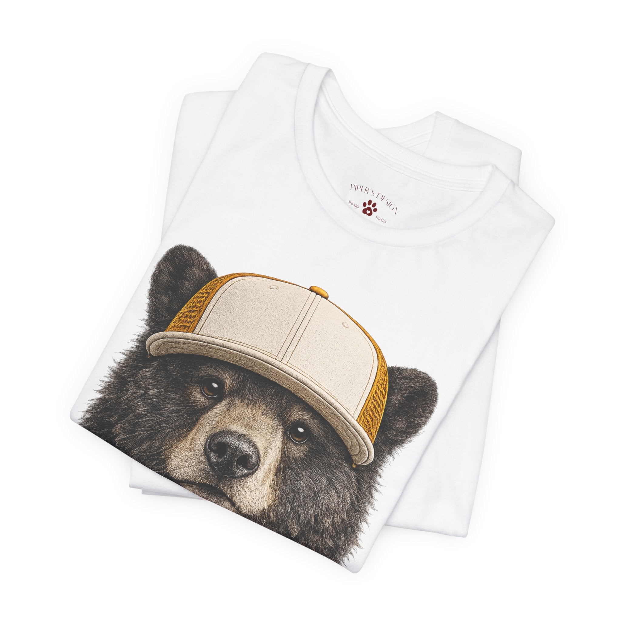 Black Bear in Trucker Hat