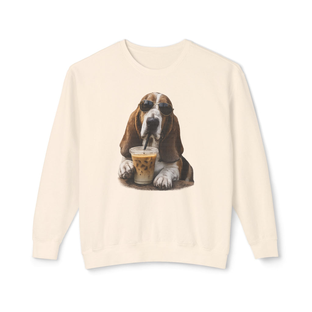 Basset with Coffee Sweatshirt