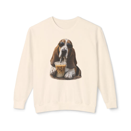 Basset with Coffee Sweatshirt
