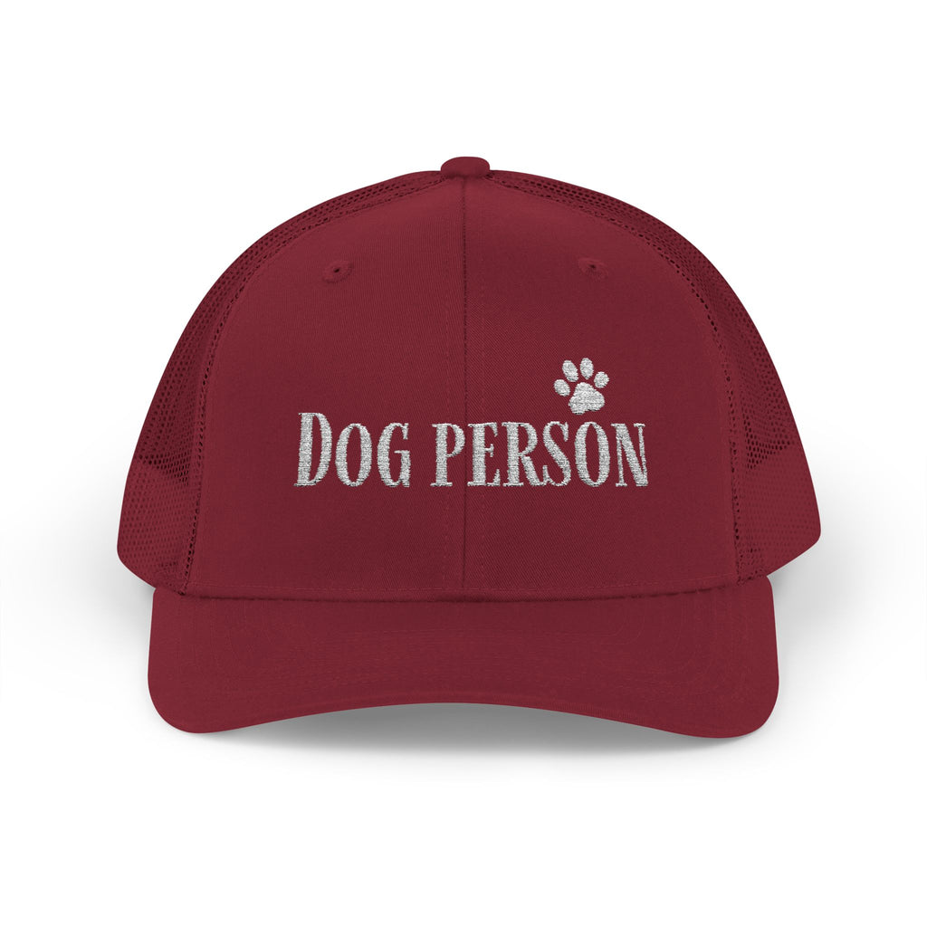Trucker Cap — "Dog Person"  Snapback