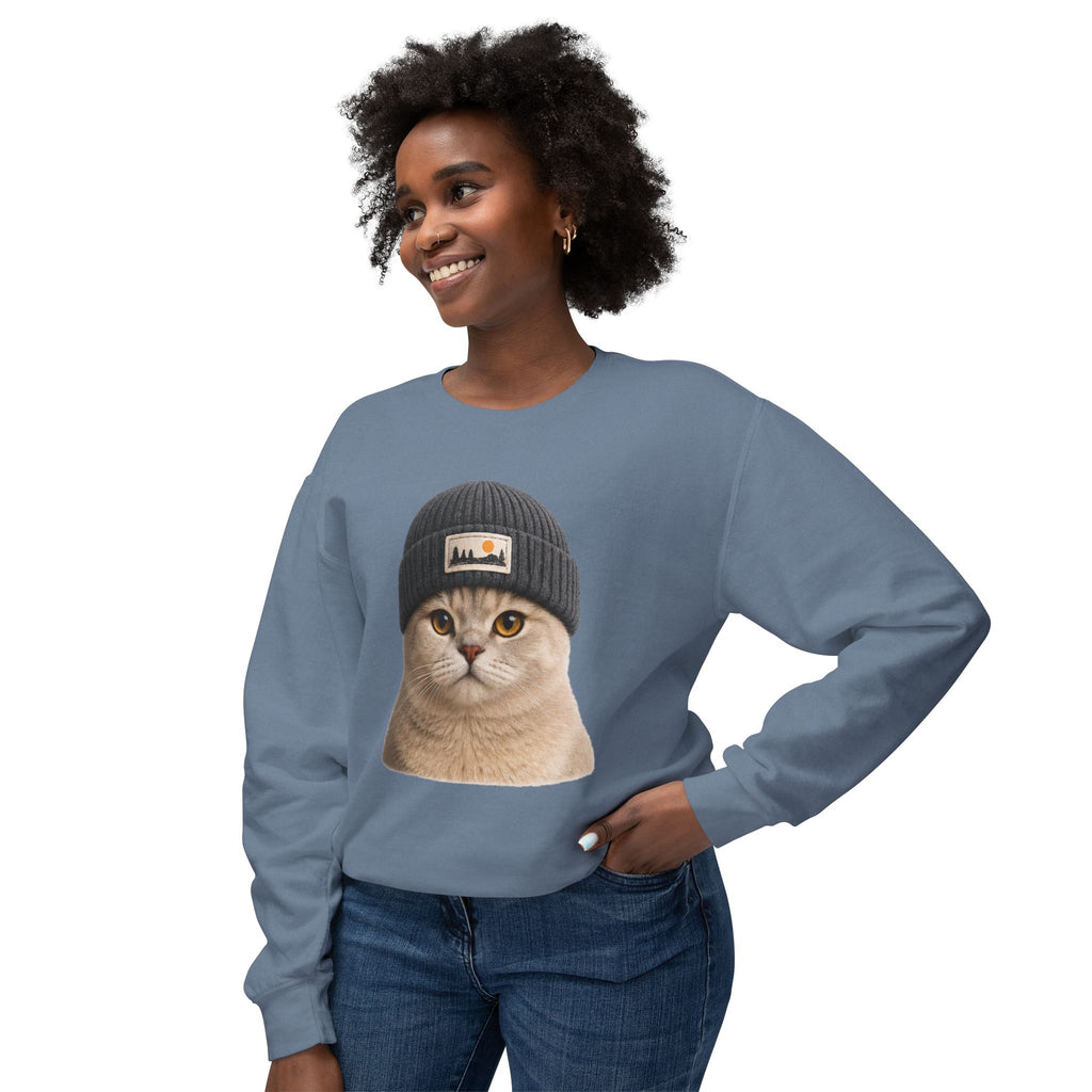 Cat Beanie Sweatshirt