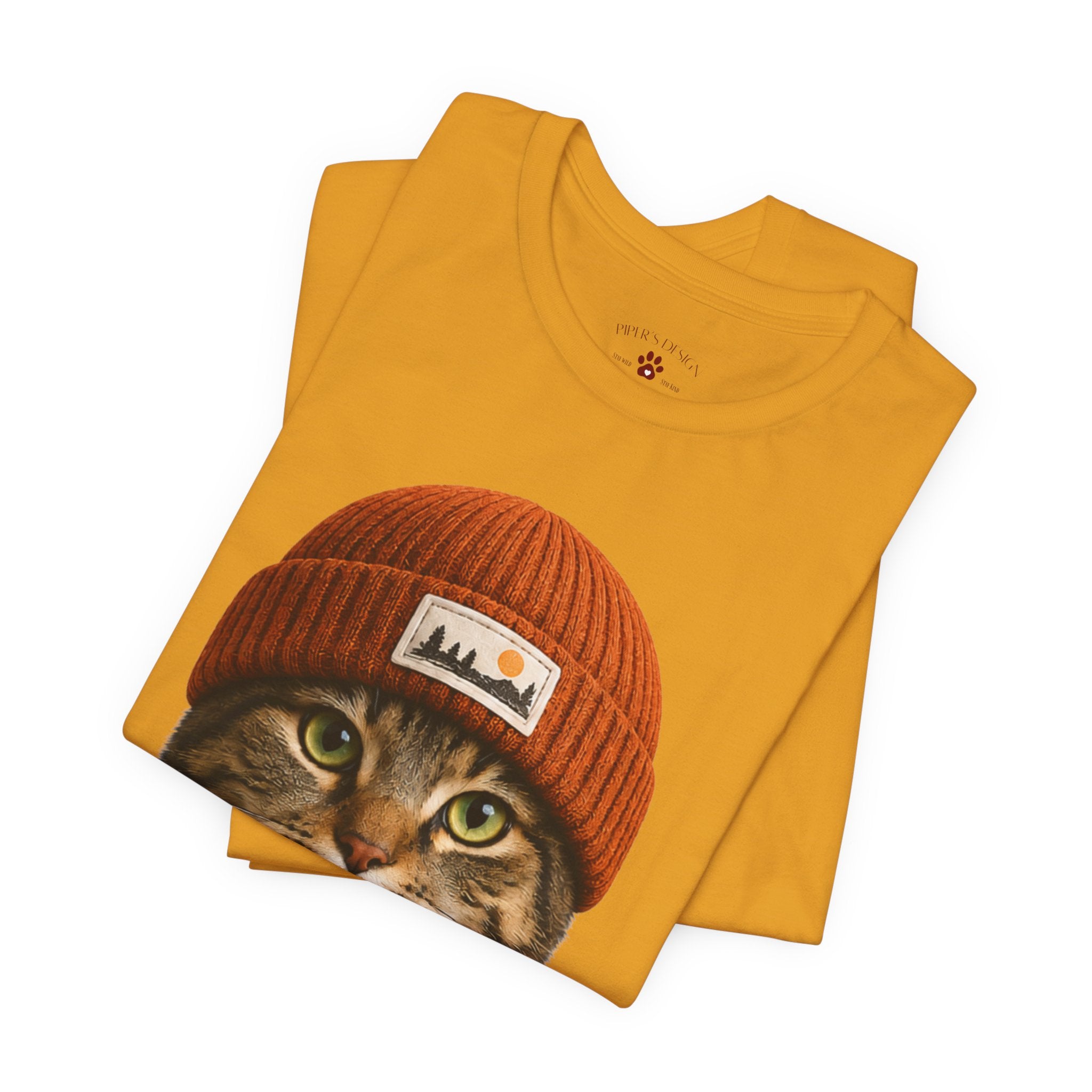 Tabby Cat in a Beanie