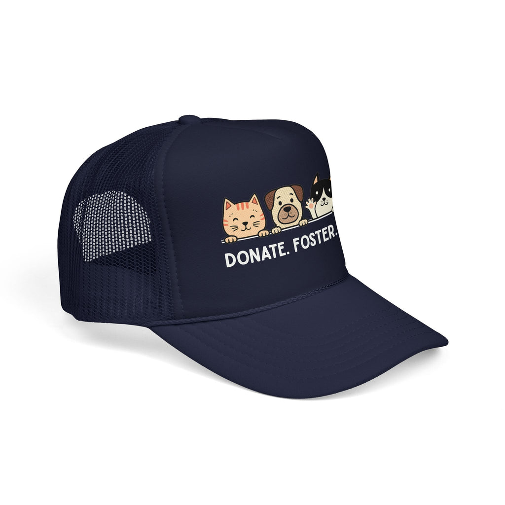 Donate Foster Adopt Trucker Hat — Rescue Pet Mesh Cap