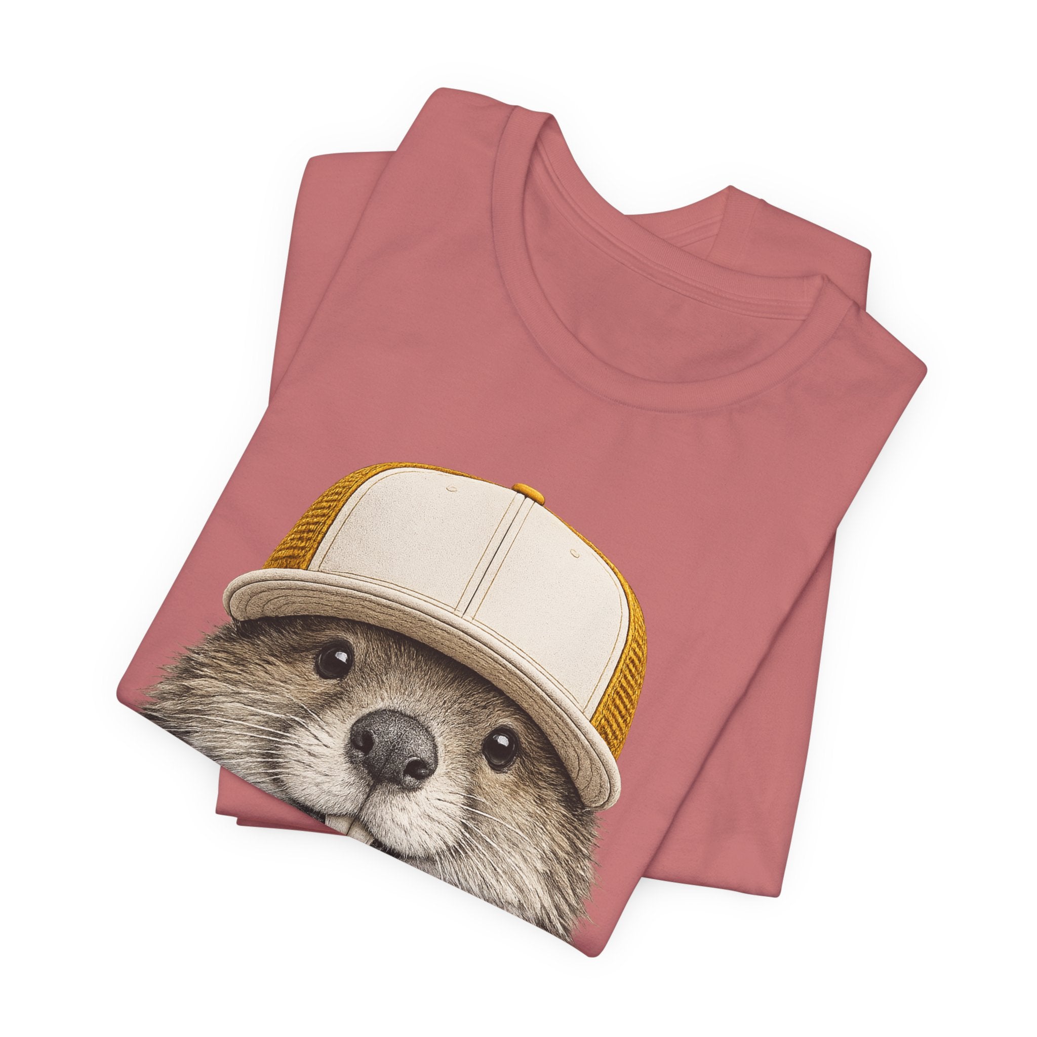 Beaver in Trucker Hat