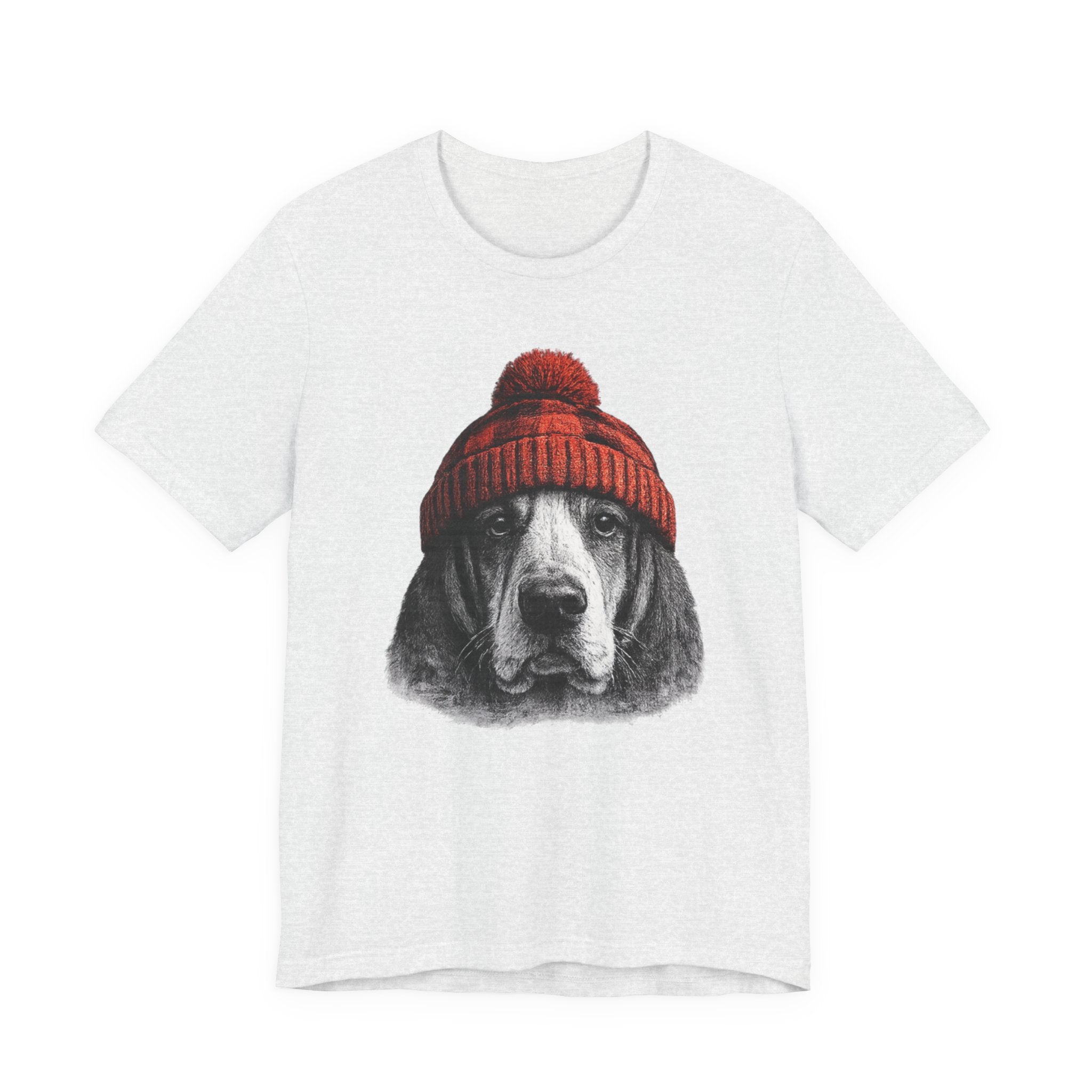 Basset in a Beanie
