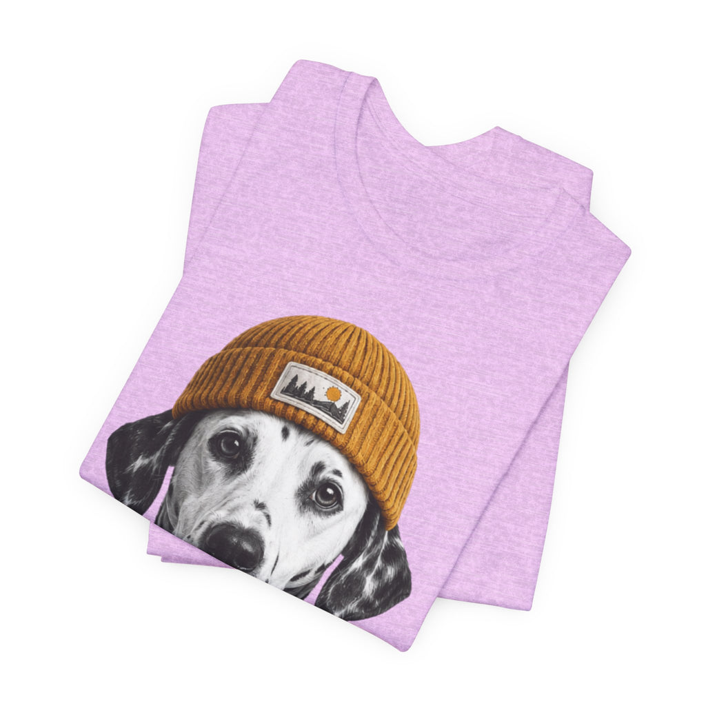 Dalmatian in a Beanie