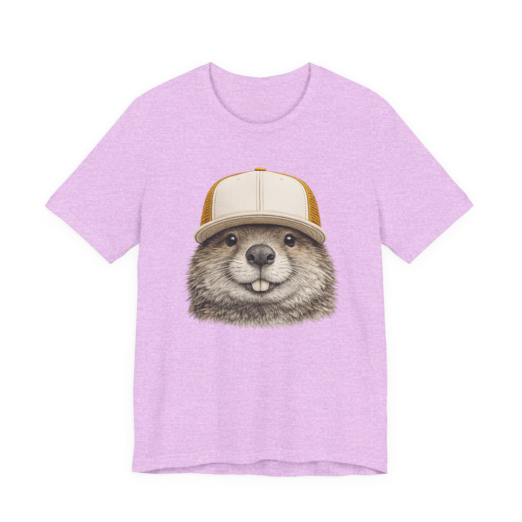 Beaver in Trucker Hat