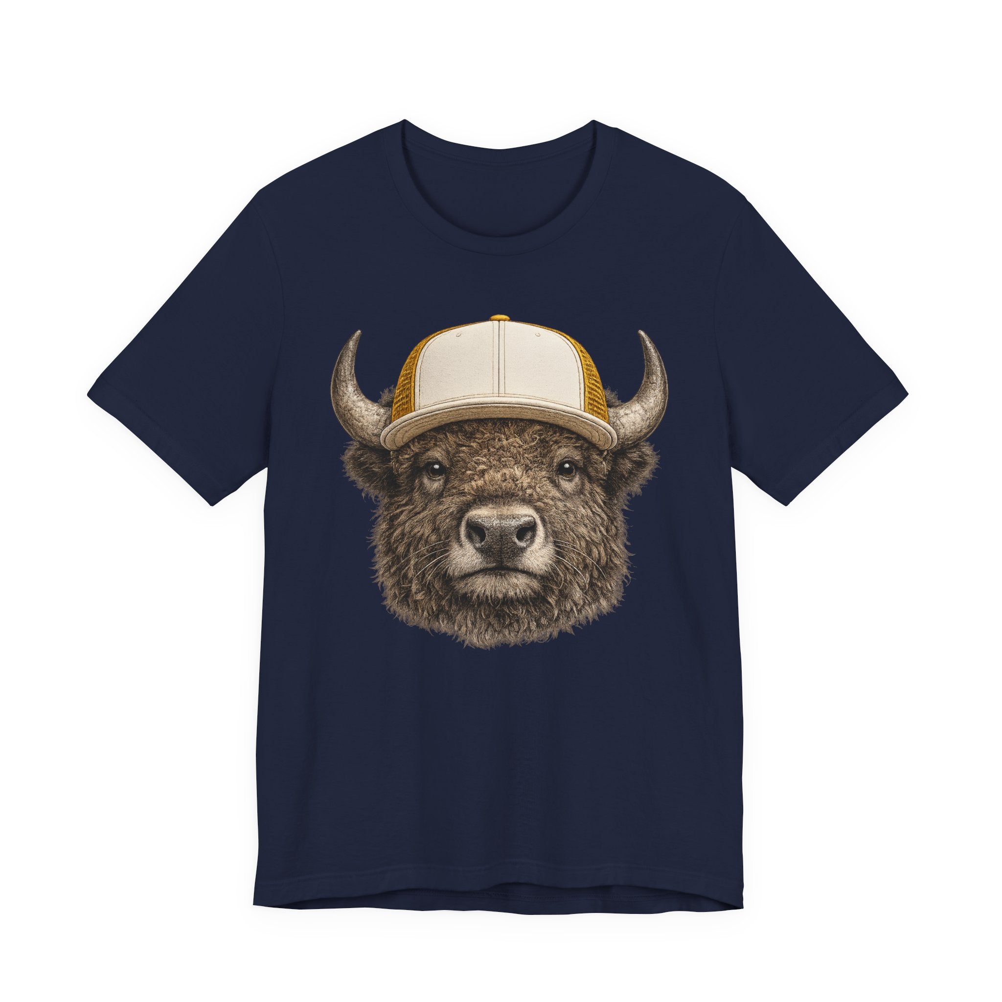 Bison in Trucker Hat