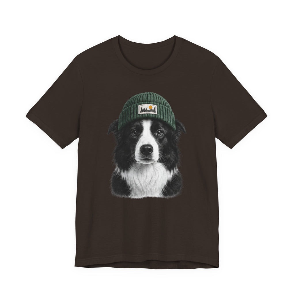 Border Collie in a Beanie