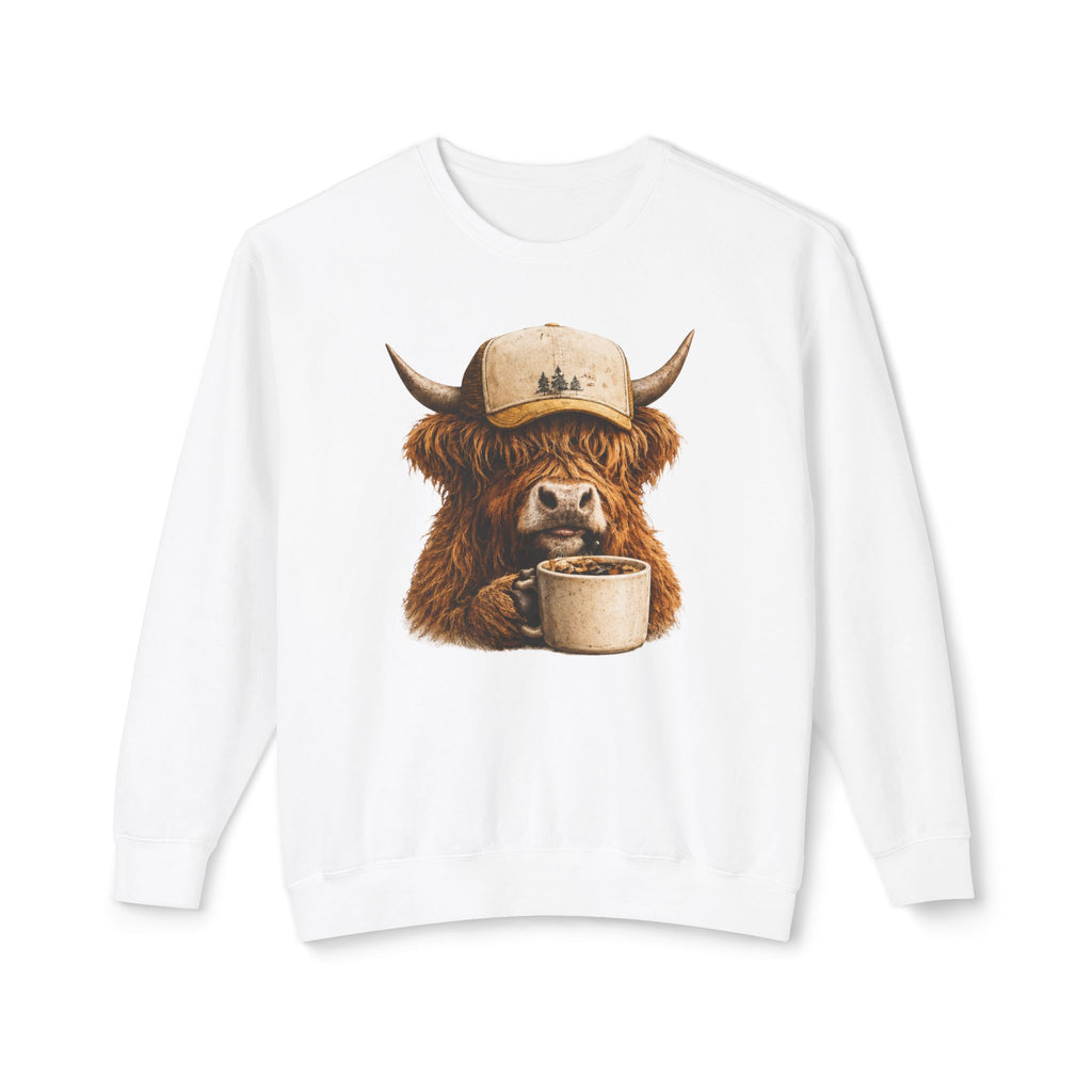 Highland Cow Coffee Sweatshirt