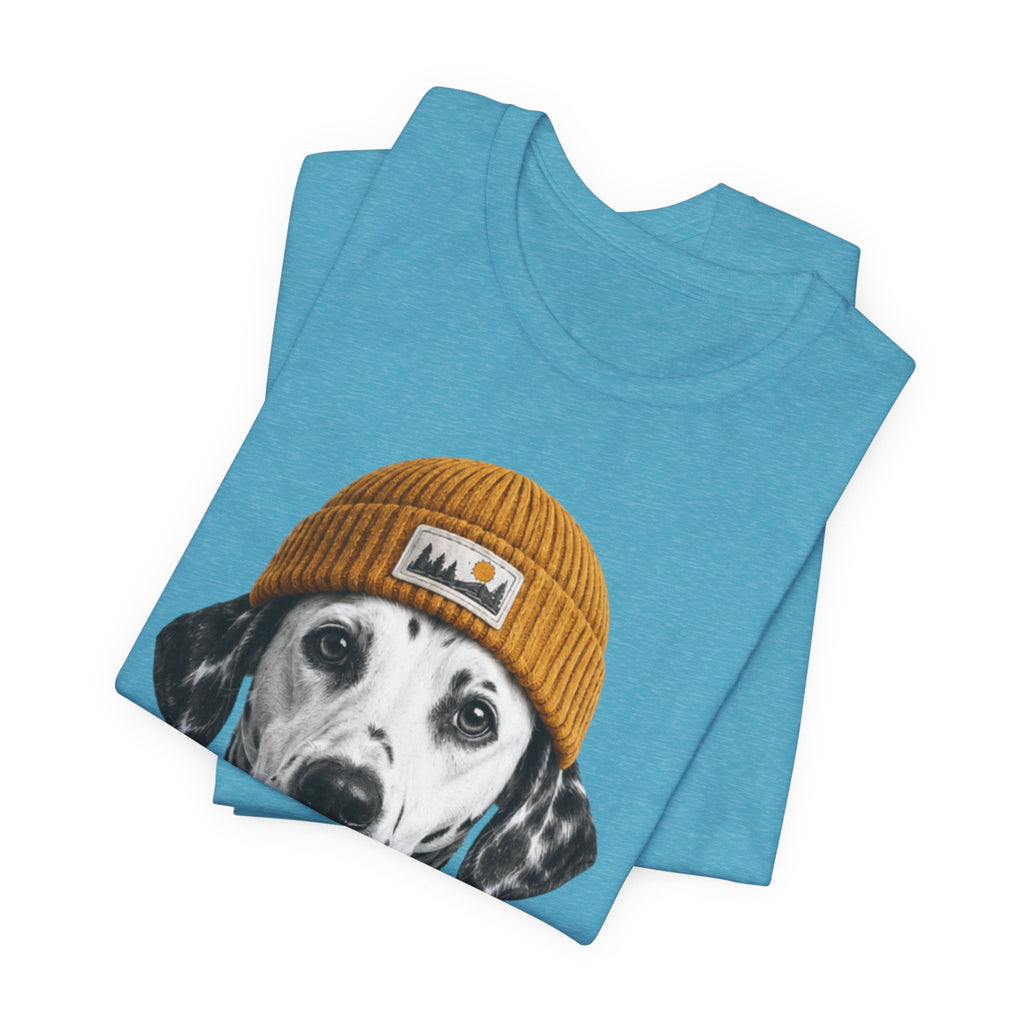 Dalmatian in a Beanie
