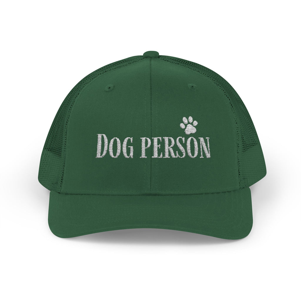 Trucker Cap — "Dog Person"  Snapback
