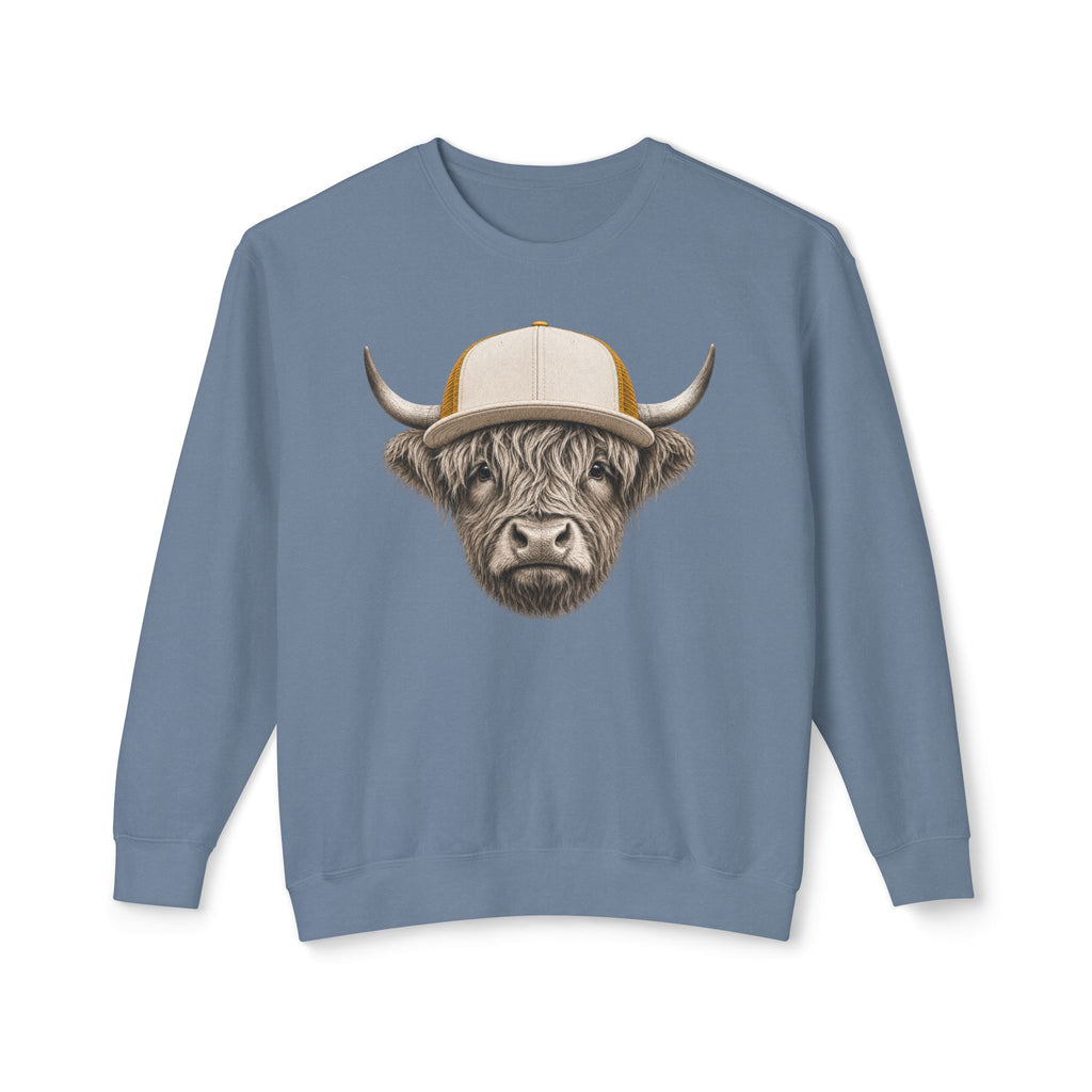 Trucker Hat Highland Cow Sweatshirt