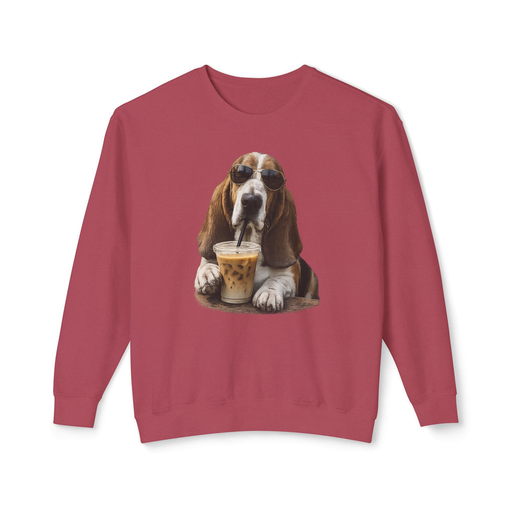 Basset with Coffee Sweatshirt