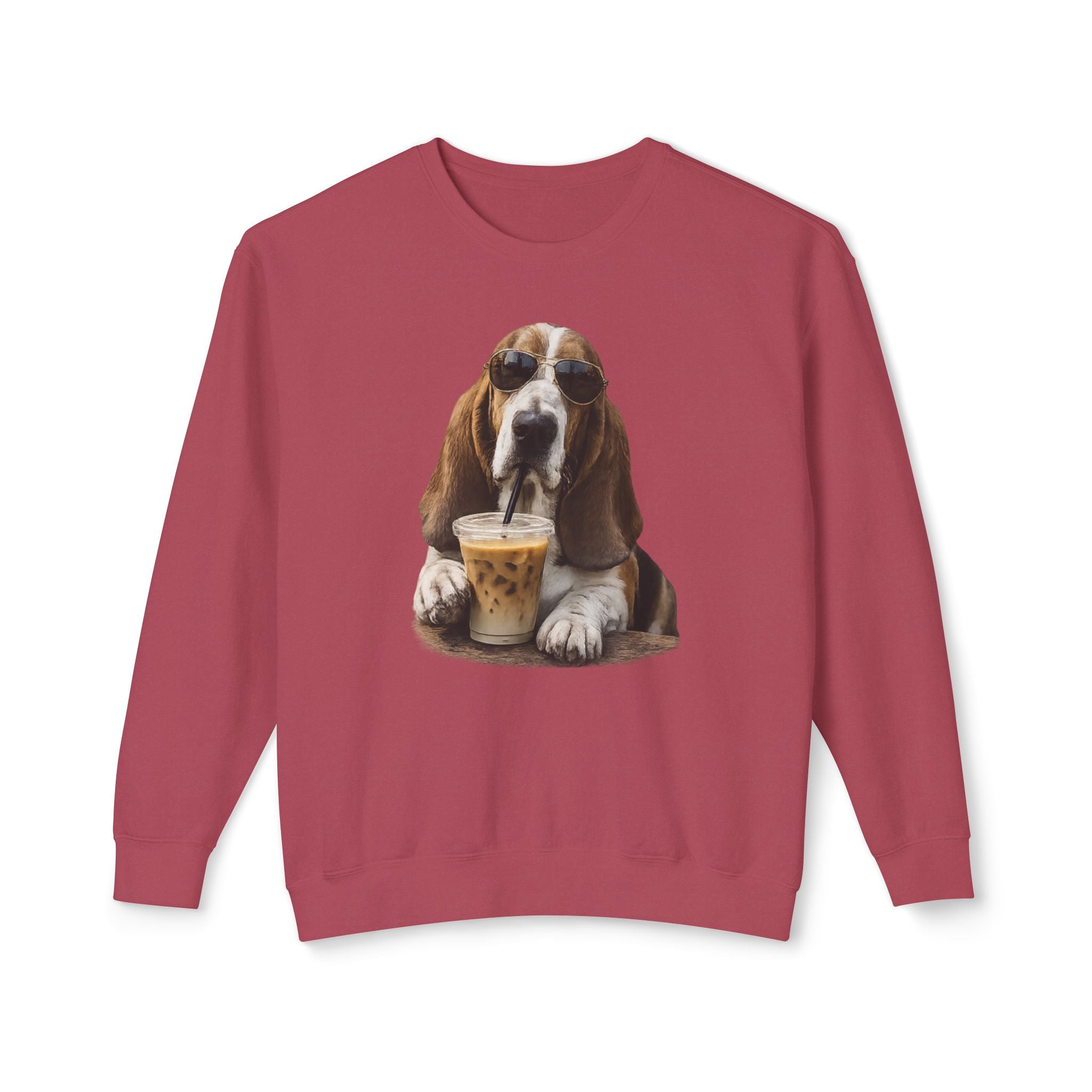 Basset with Coffee Sweatshirt