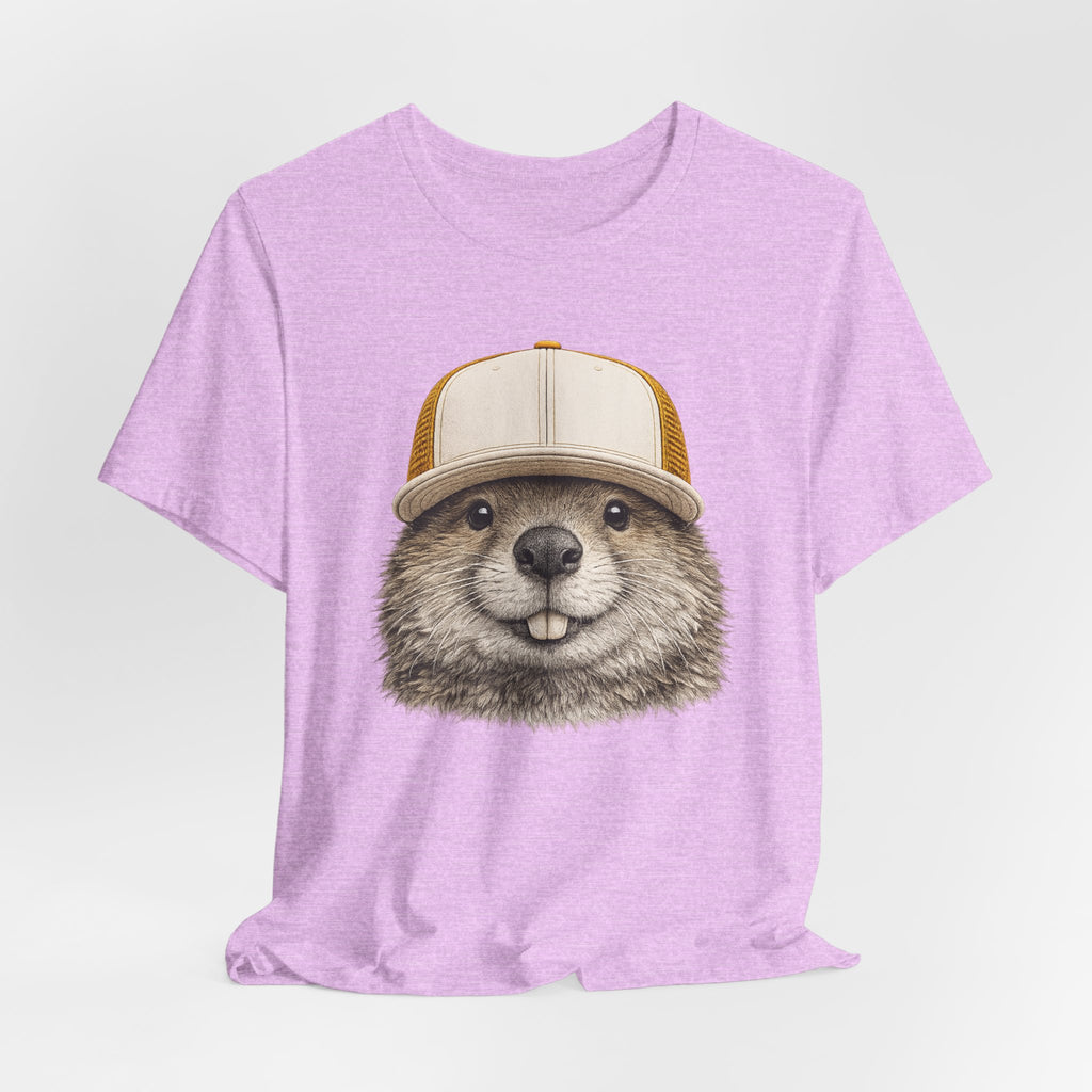 Beaver in Trucker Hat