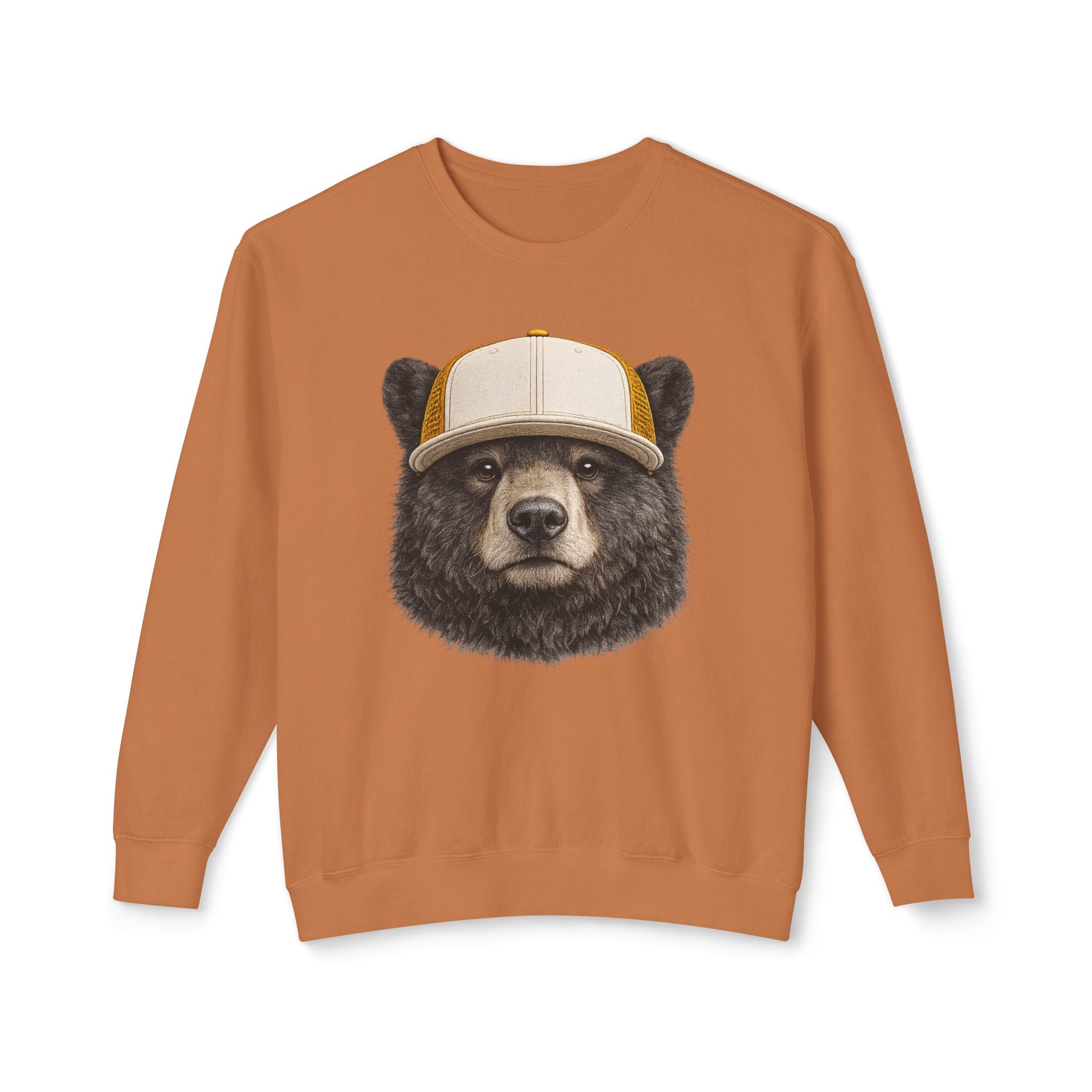 Trucker Hat Black Bear Sweatshirt