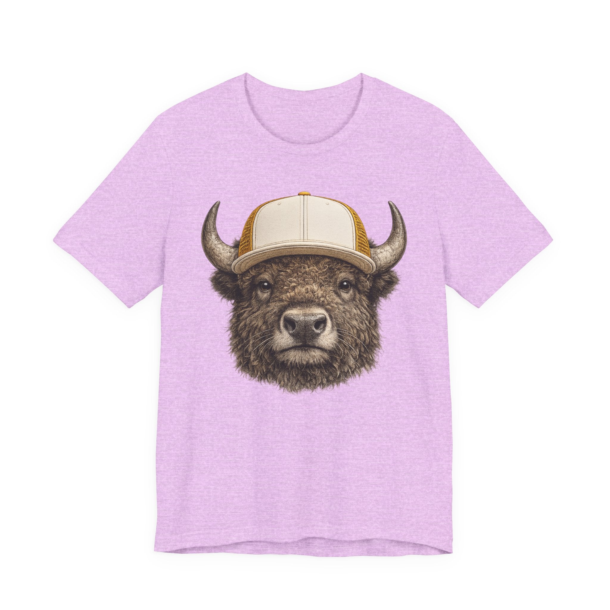 Bison in Trucker Hat