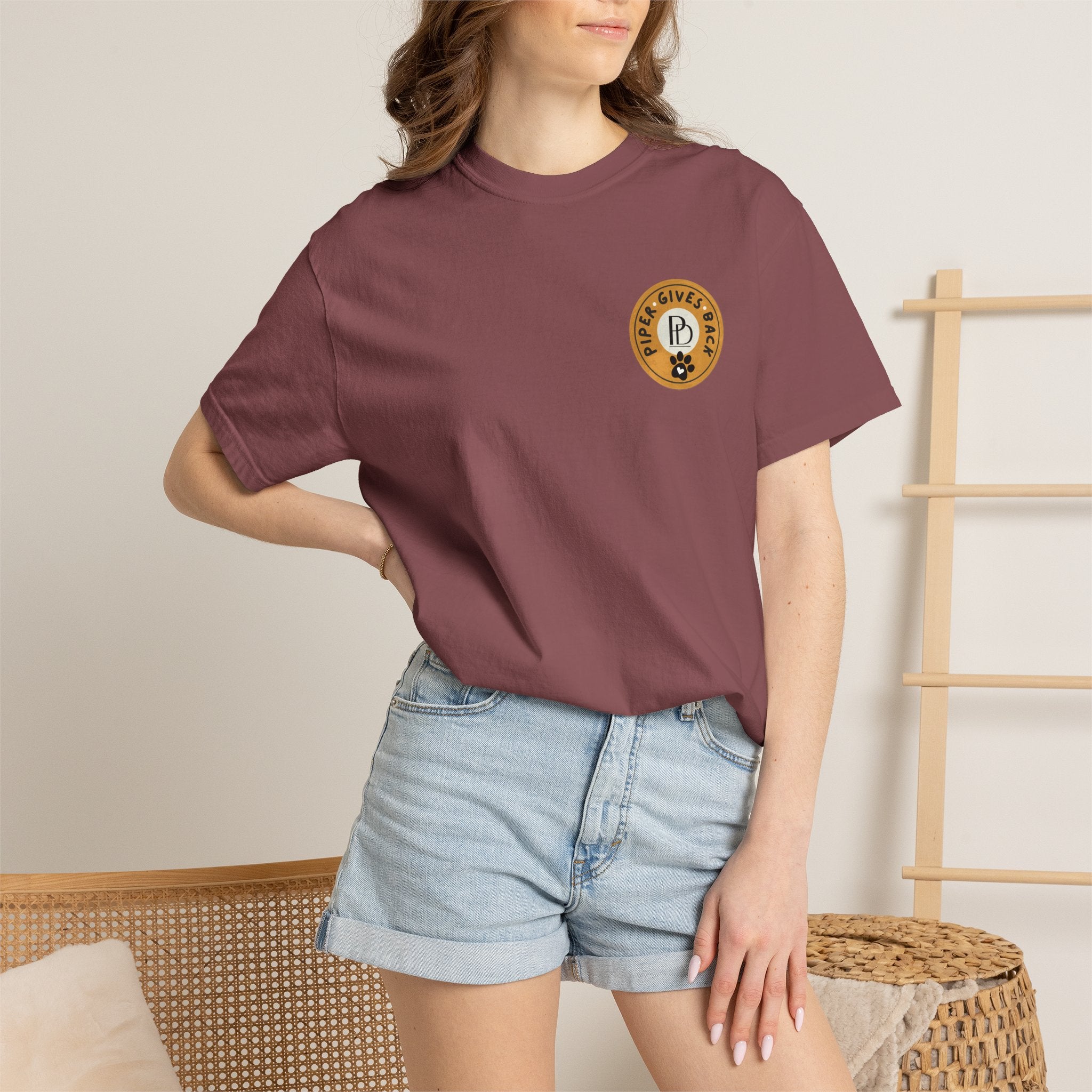 My Dog Thinks I’m Awesome! Retro Dog Lover Comfort Colors® Tee