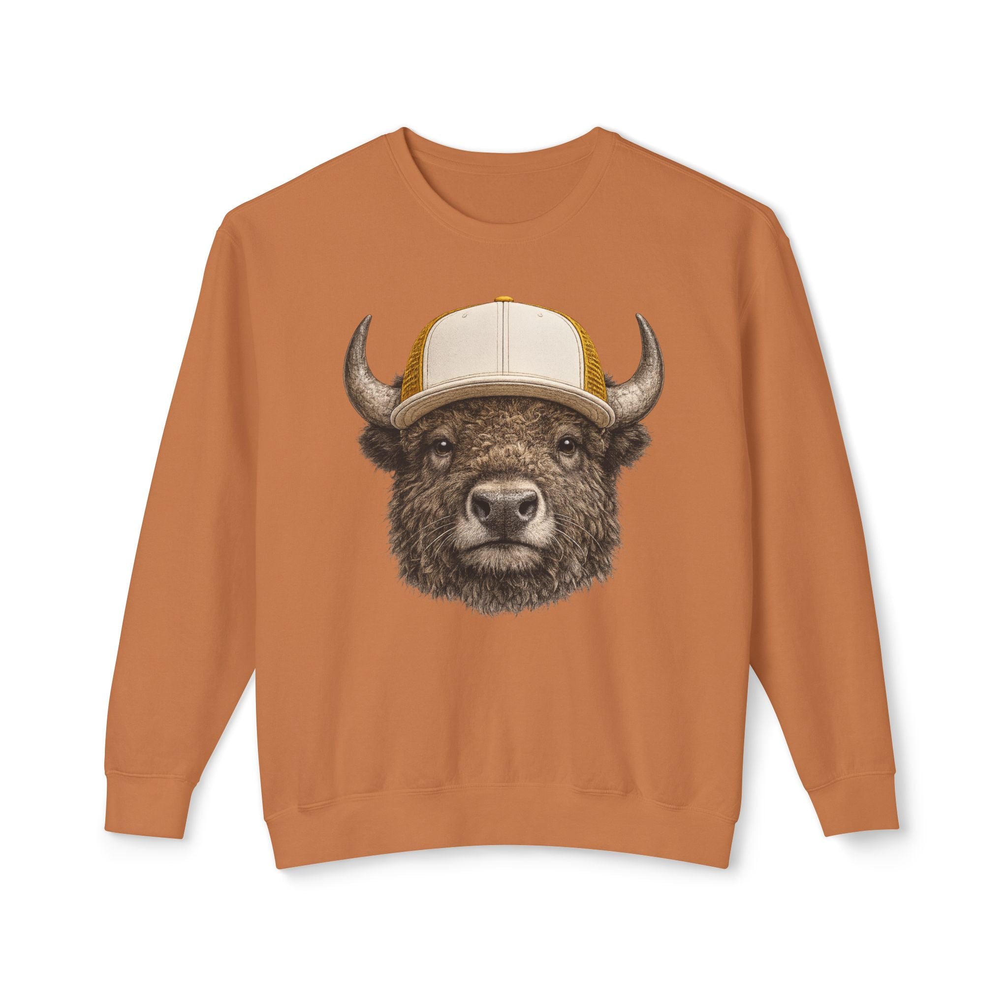 Trucker Hat Bison Sweatshirt