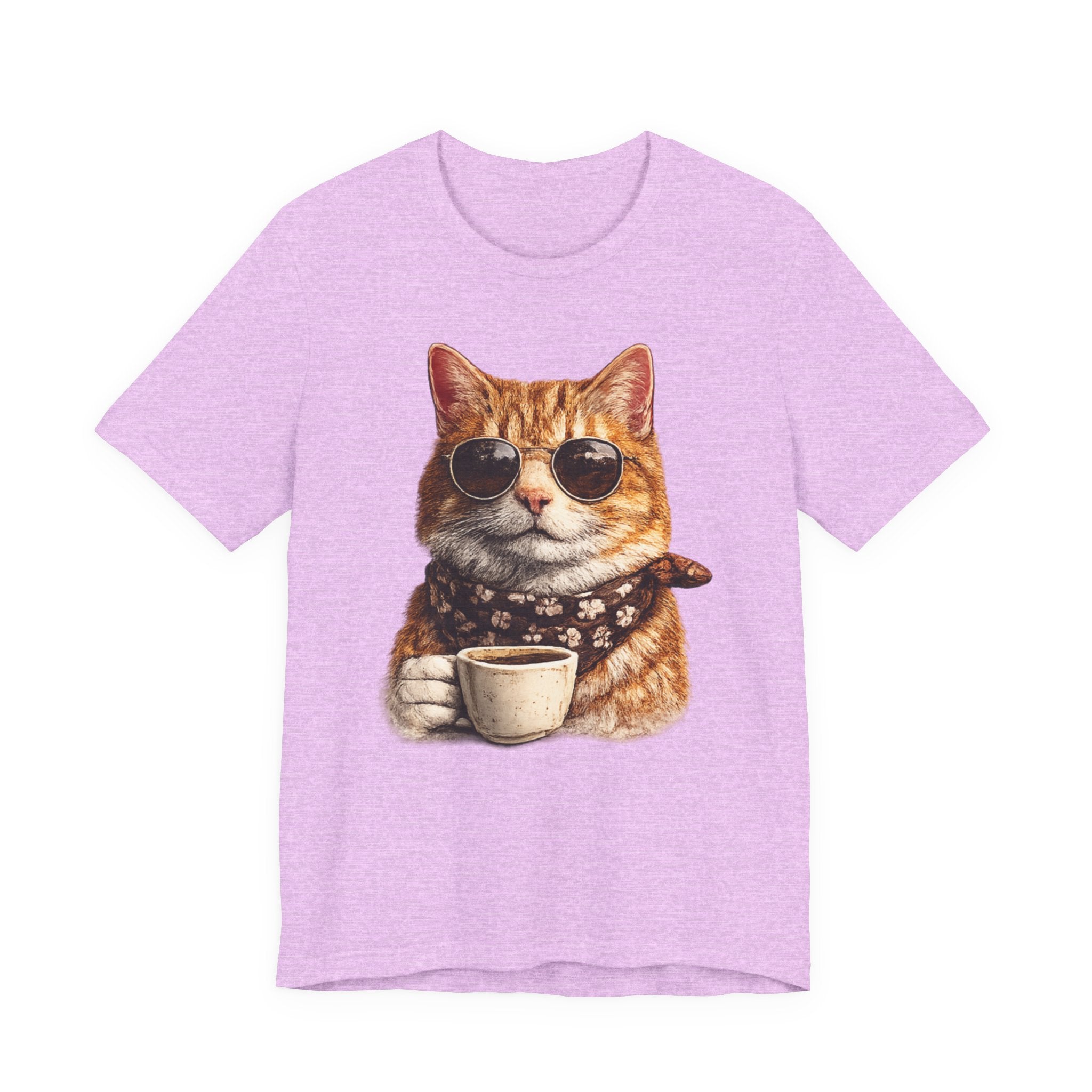 Cool Cat with Coffee