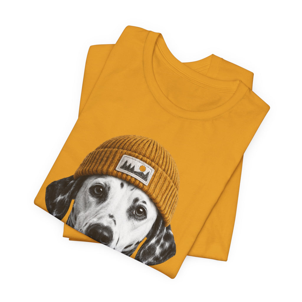 Dalmatian in a Beanie