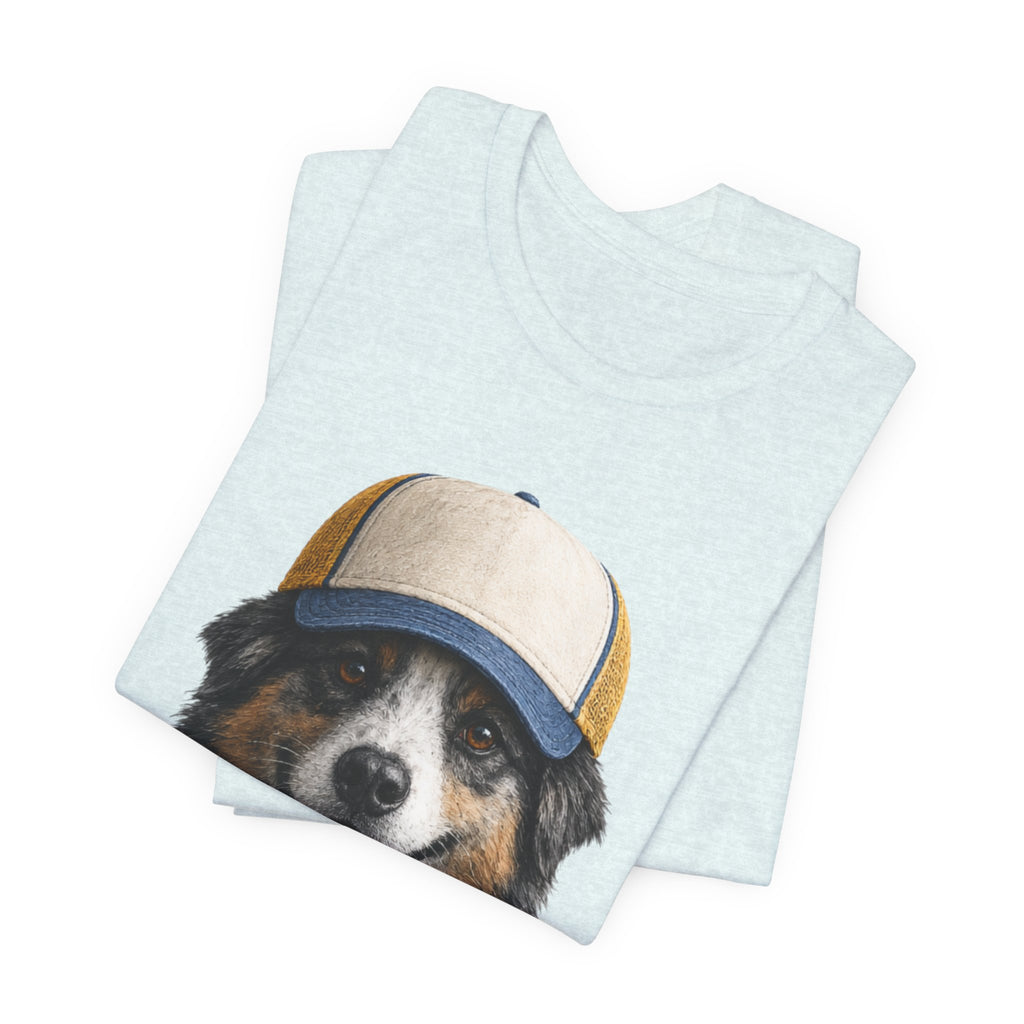 Aussie in a trucker hat