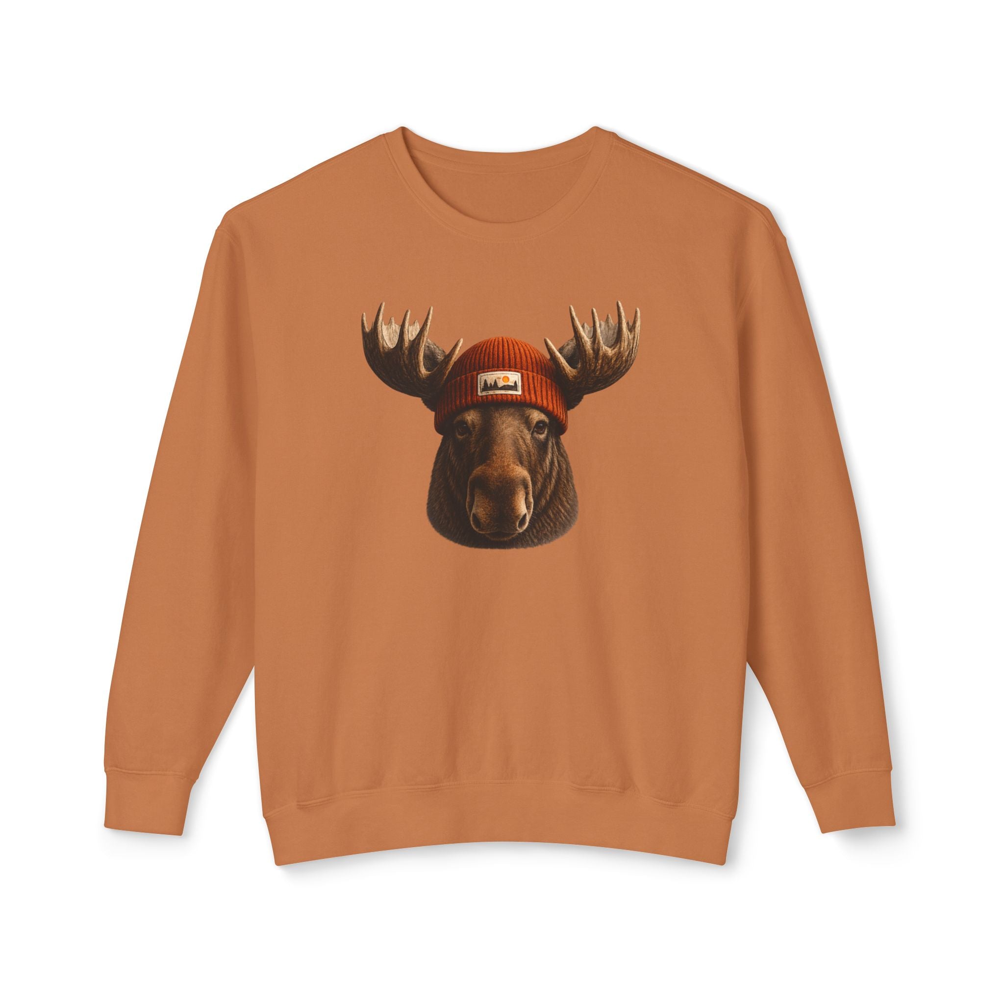 Moose Beanie Sweatshirt