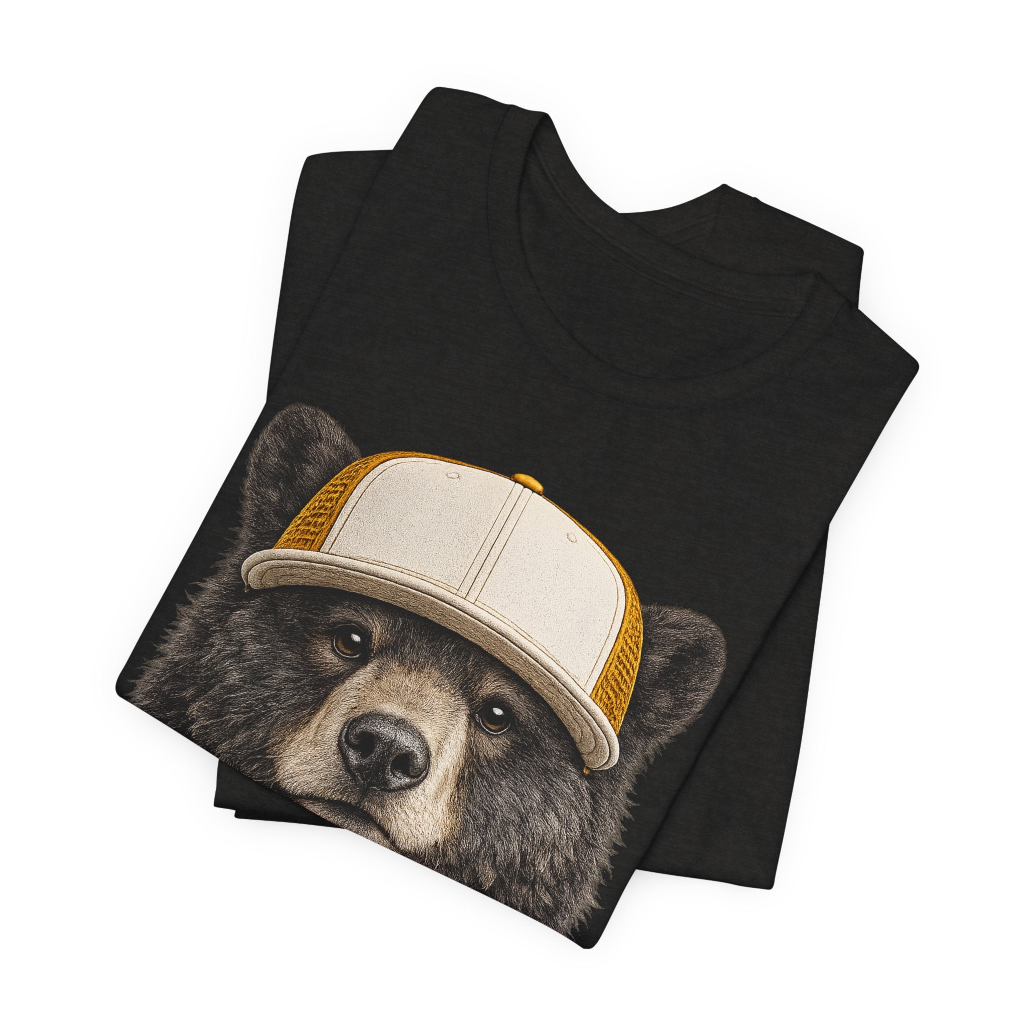 Black Bear in Trucker Hat