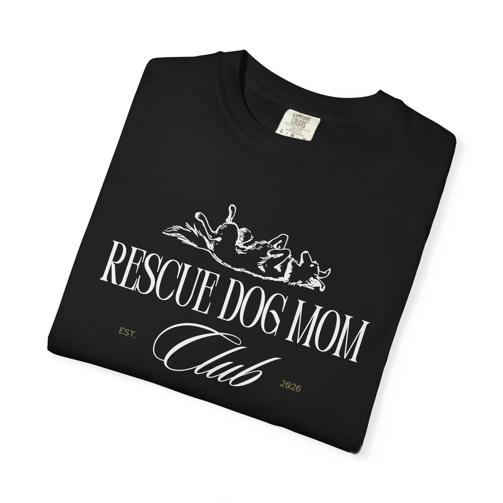 Rescue Dog Mom Club Tee | Comfort Colors® Rescue Dog Shirt | Piper and Friends