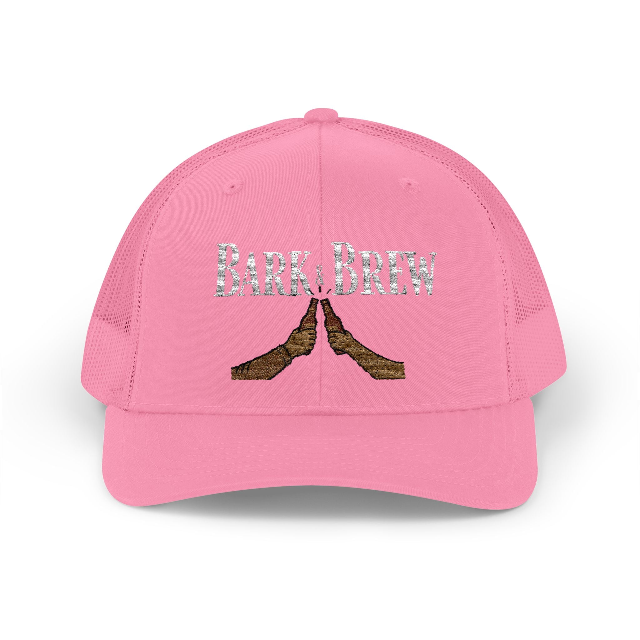 Trucker Cap — "Bark and Brew"  Snapback