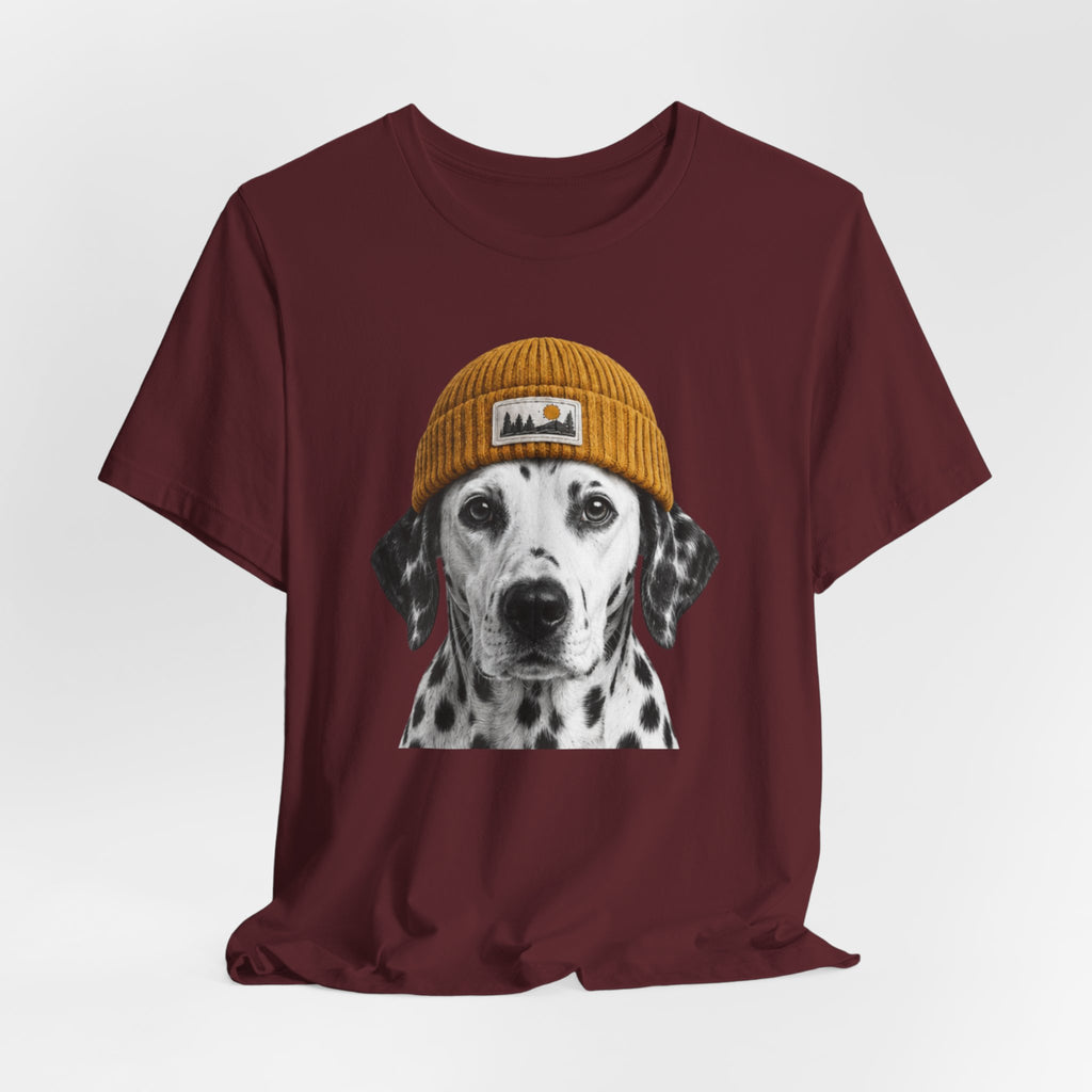 Dalmatian in a Beanie