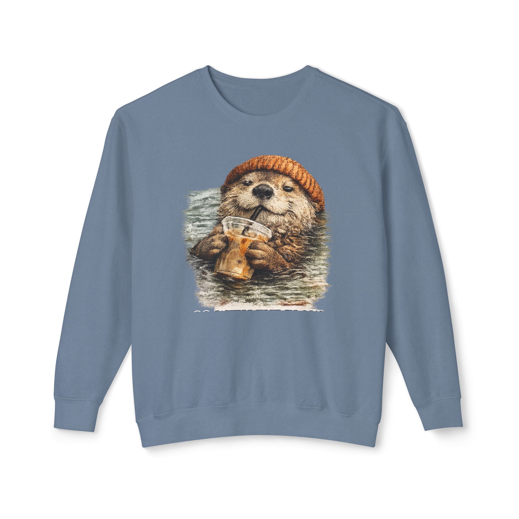 Beanie Beaver with Coffee Sweatshirt
