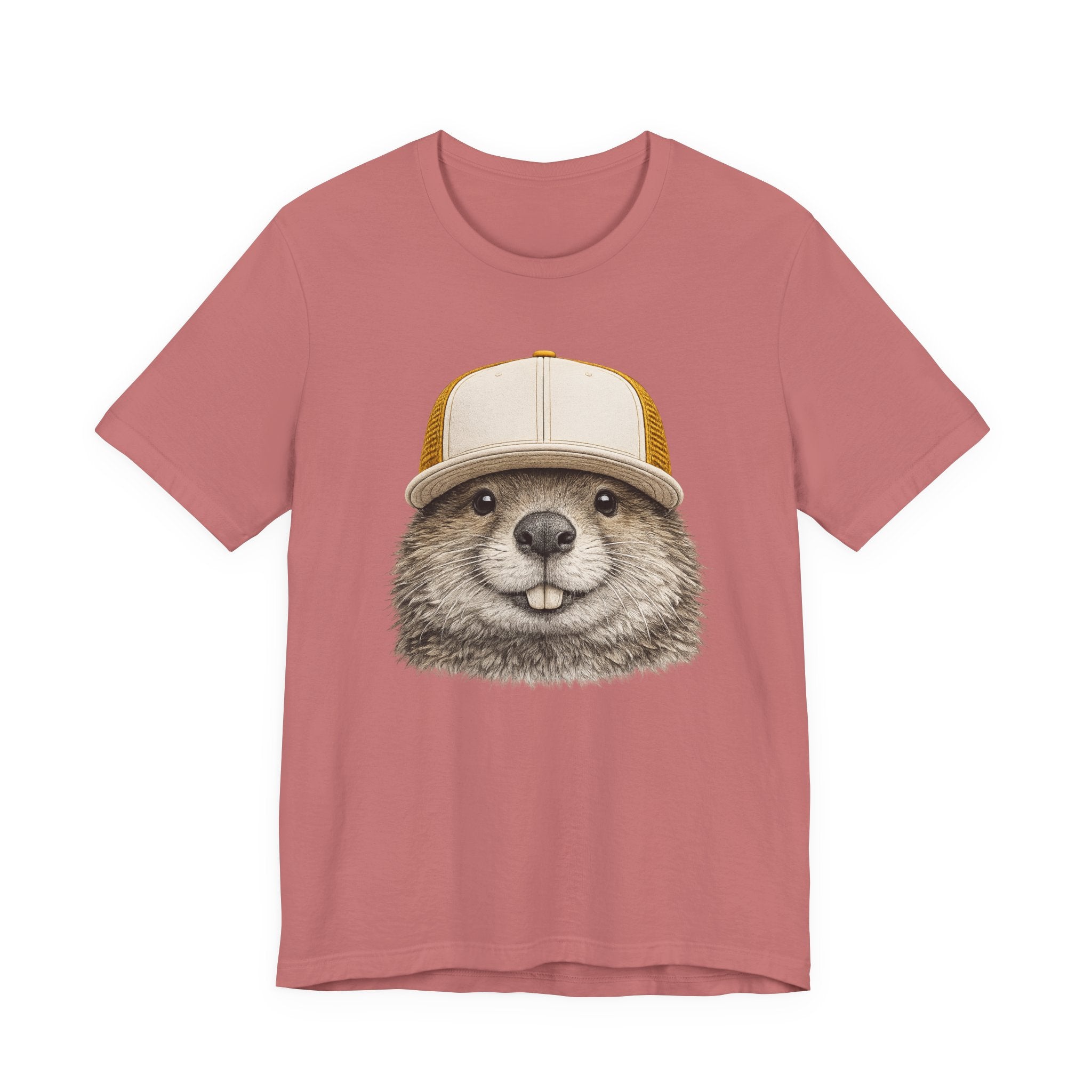Beaver in Trucker Hat