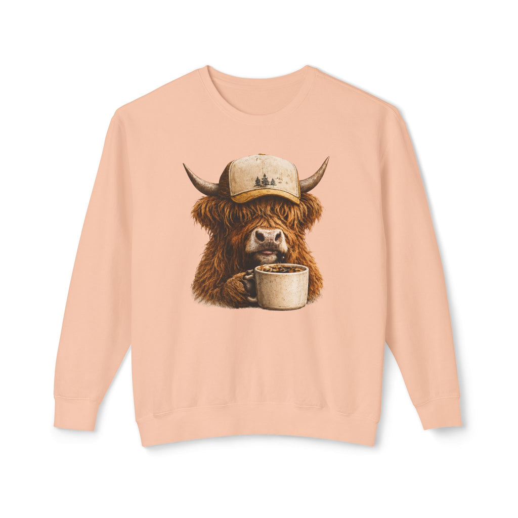 Highland Cow Coffee Sweatshirt