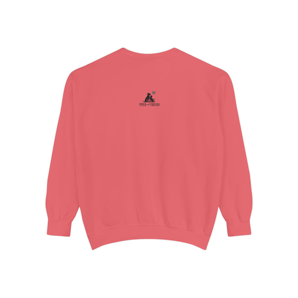 Dogs Are My Love Language Comfort Colors Crewneck Sweatshirt